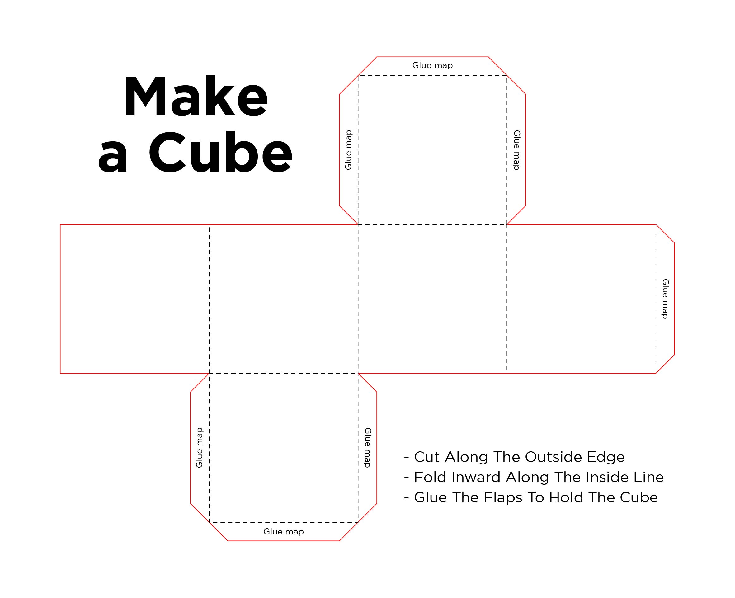 Cube Template Printable