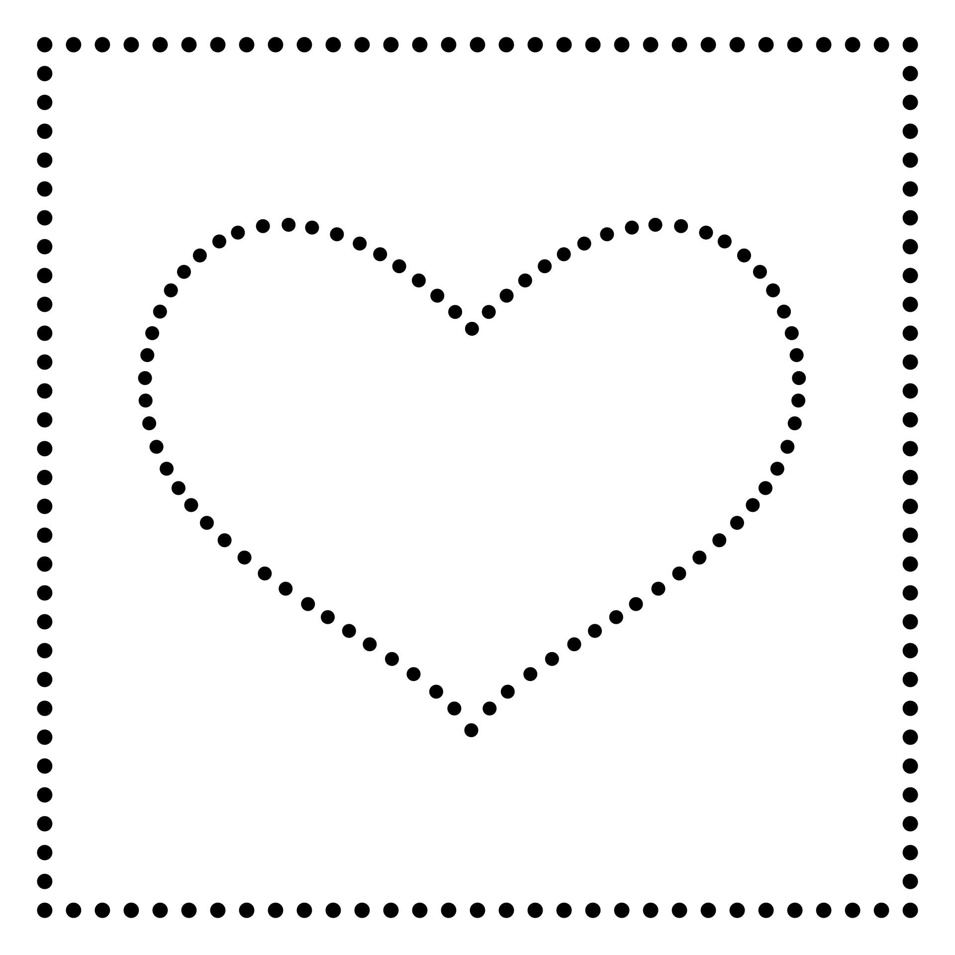 Printable Heart String Art Template - Printable World Holiday