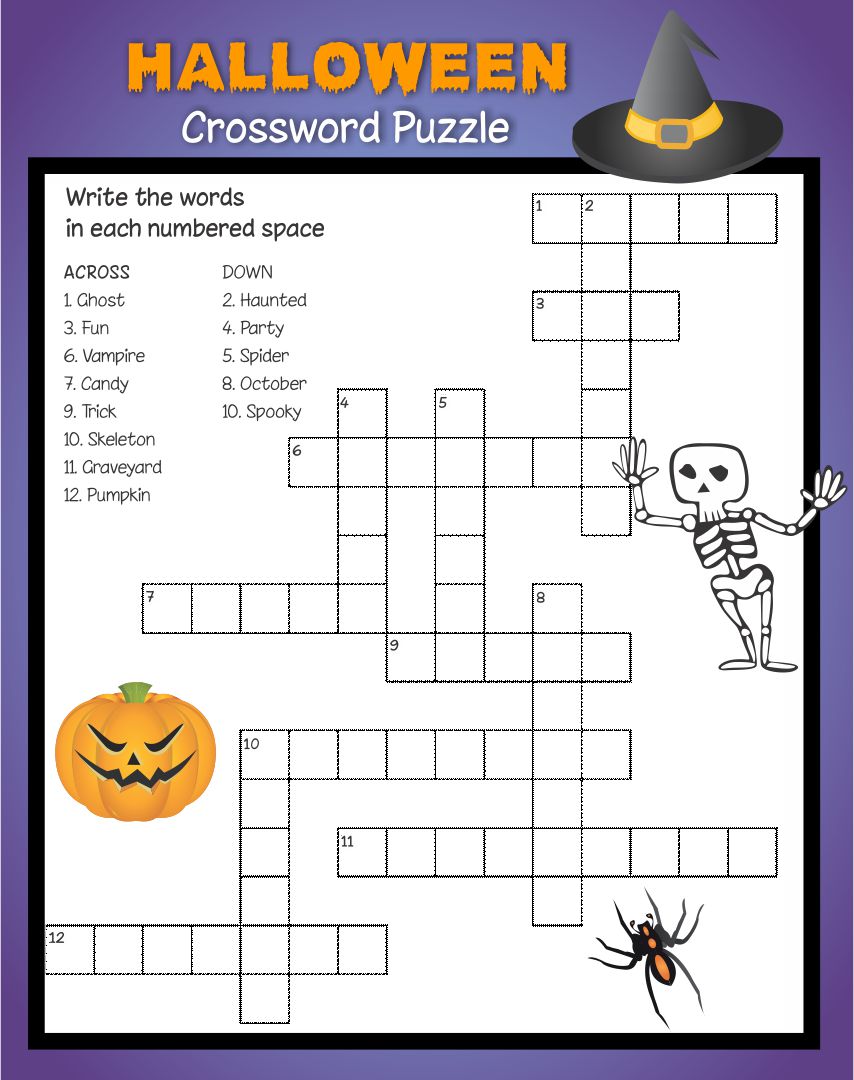 15 Best Halloween Puzzles Printable Printablee