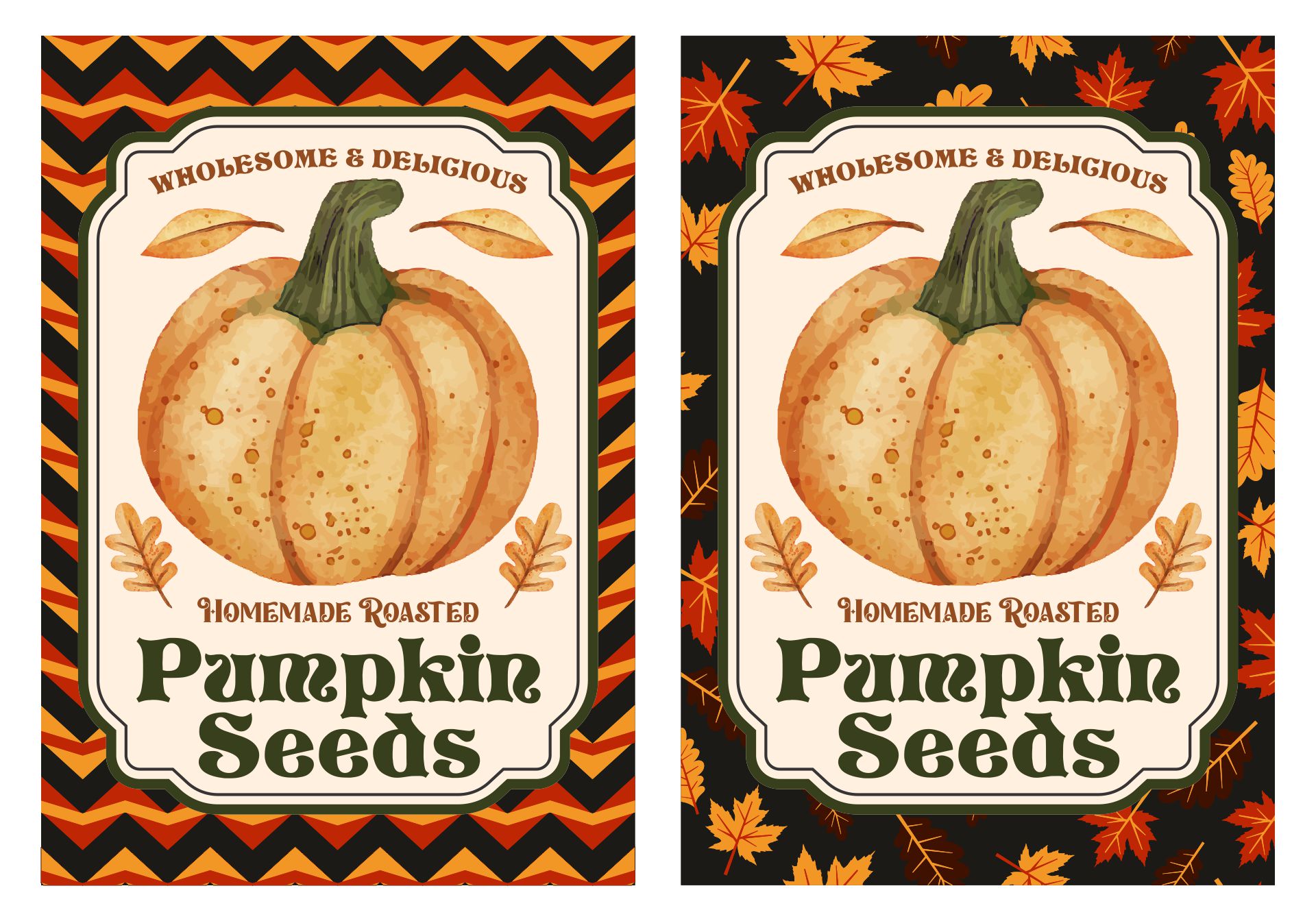 Printable Pumpkin Labels