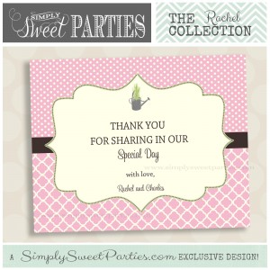 Thank You for Sharing Our Special Day Sign