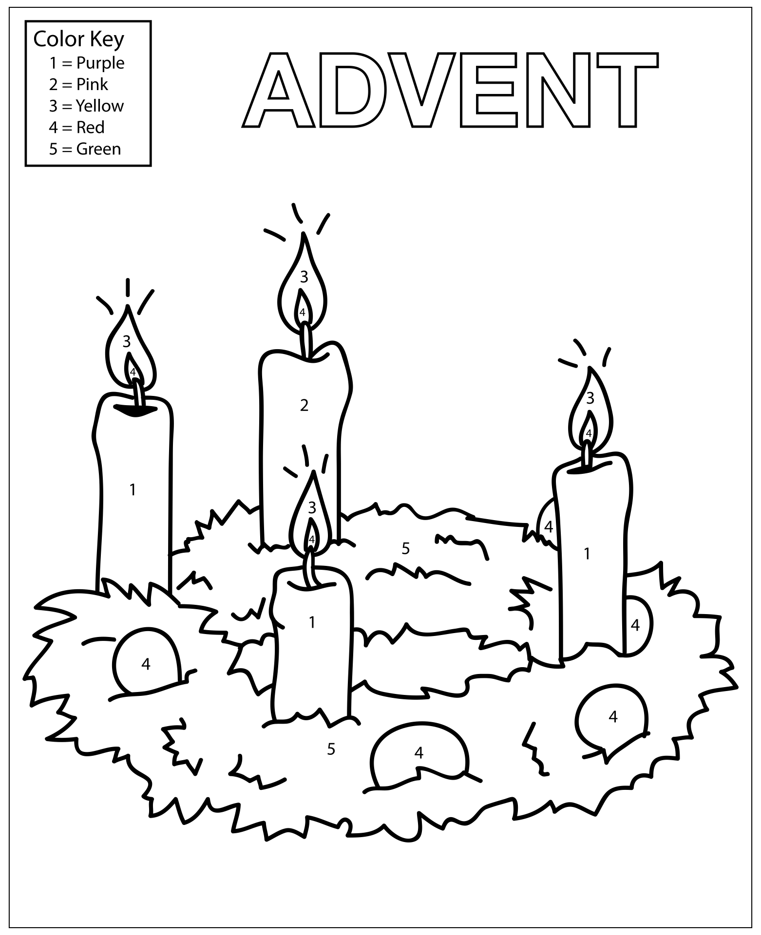 Advent Worksheet #8