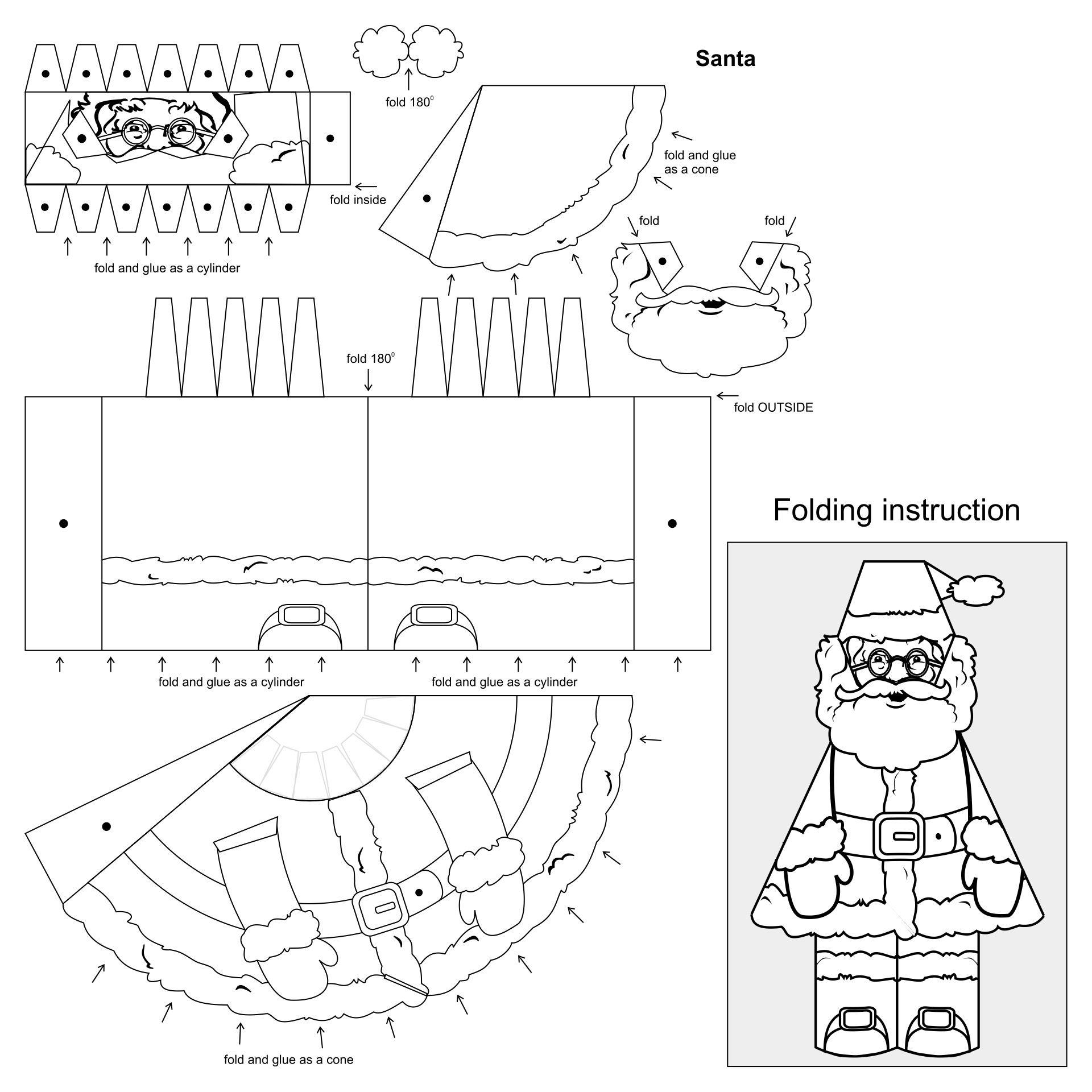 6 Best Printable Christmas Paper Crafts PDF For Free At Printablee