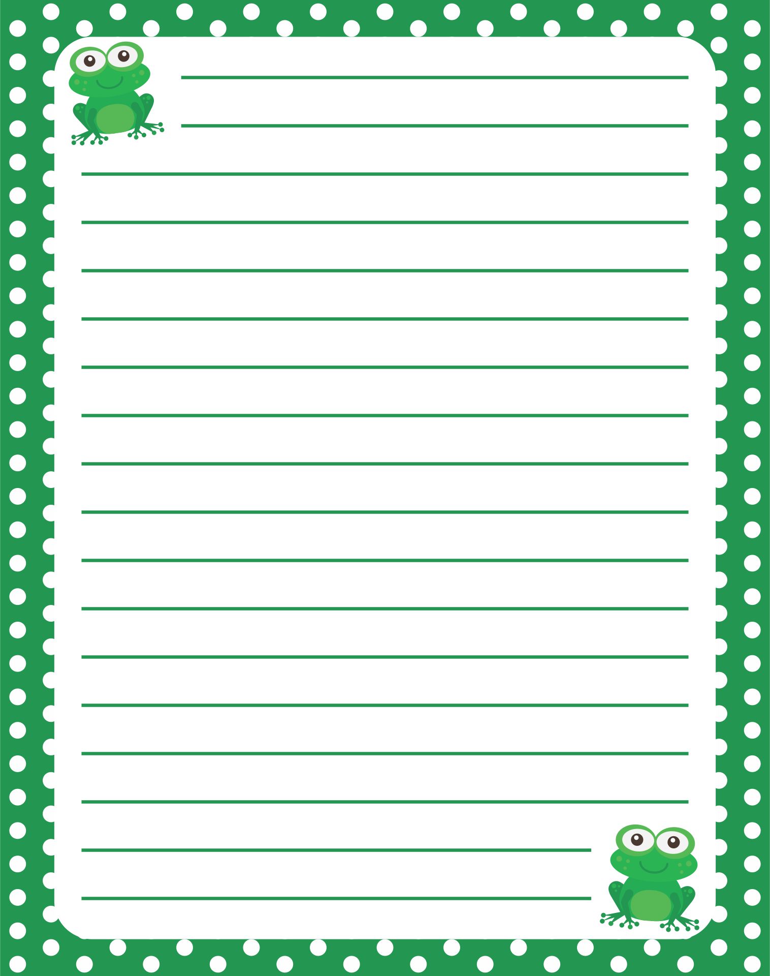 Printable Lined Letter Paper