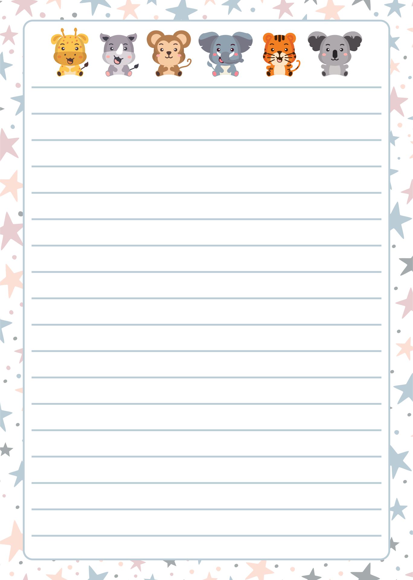 Letter Writing Paper Printable Free