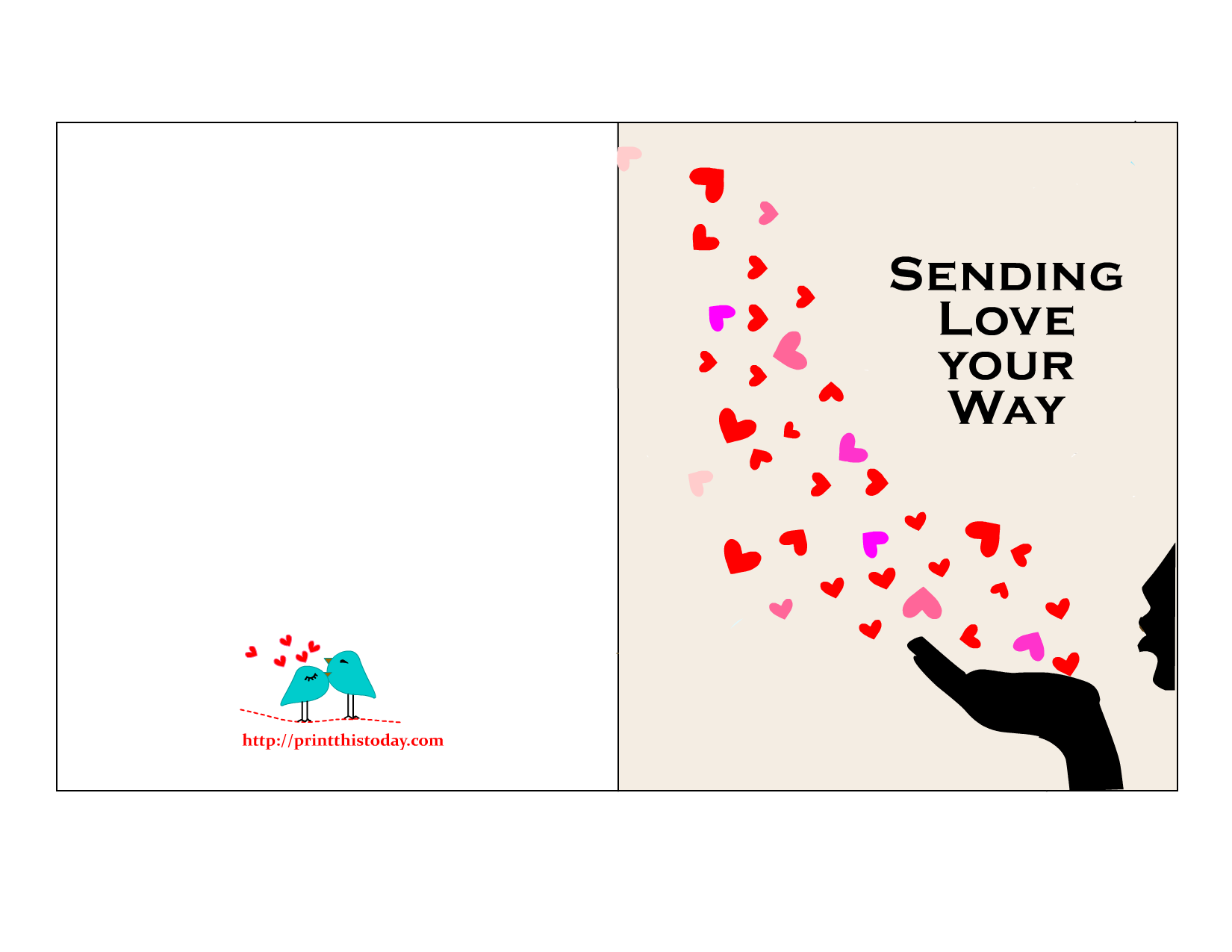 Printable Love Cards for Him