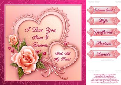 Printable Valentine Cards for Wife Romantic