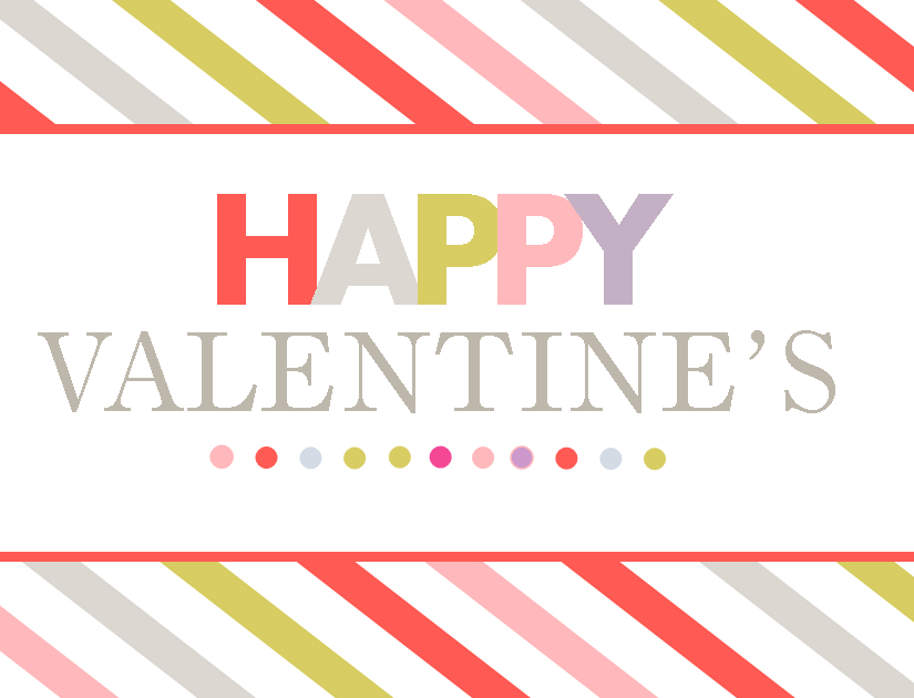 Printable Valentine Greeting Card