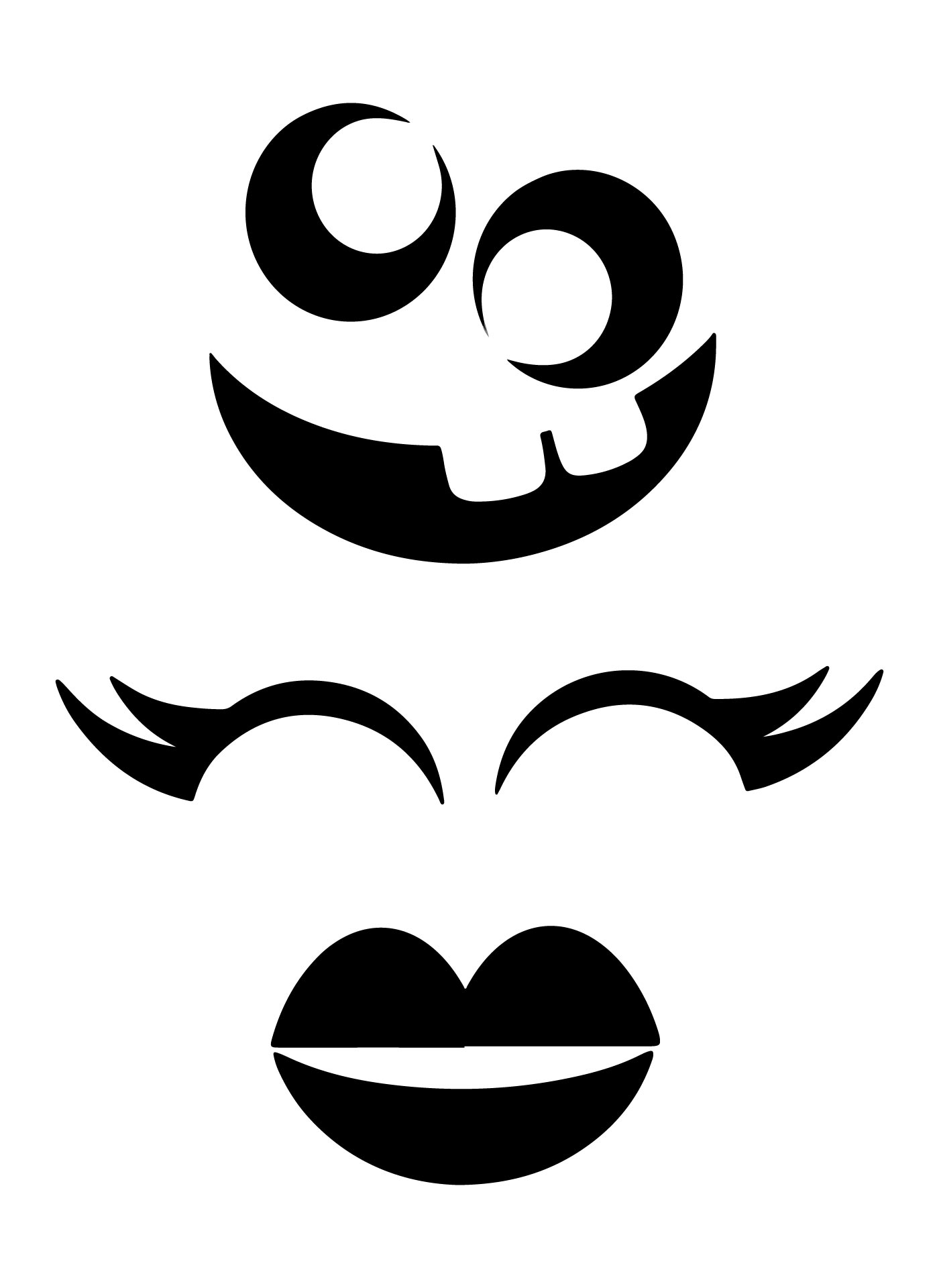 Funny Face Template Printable