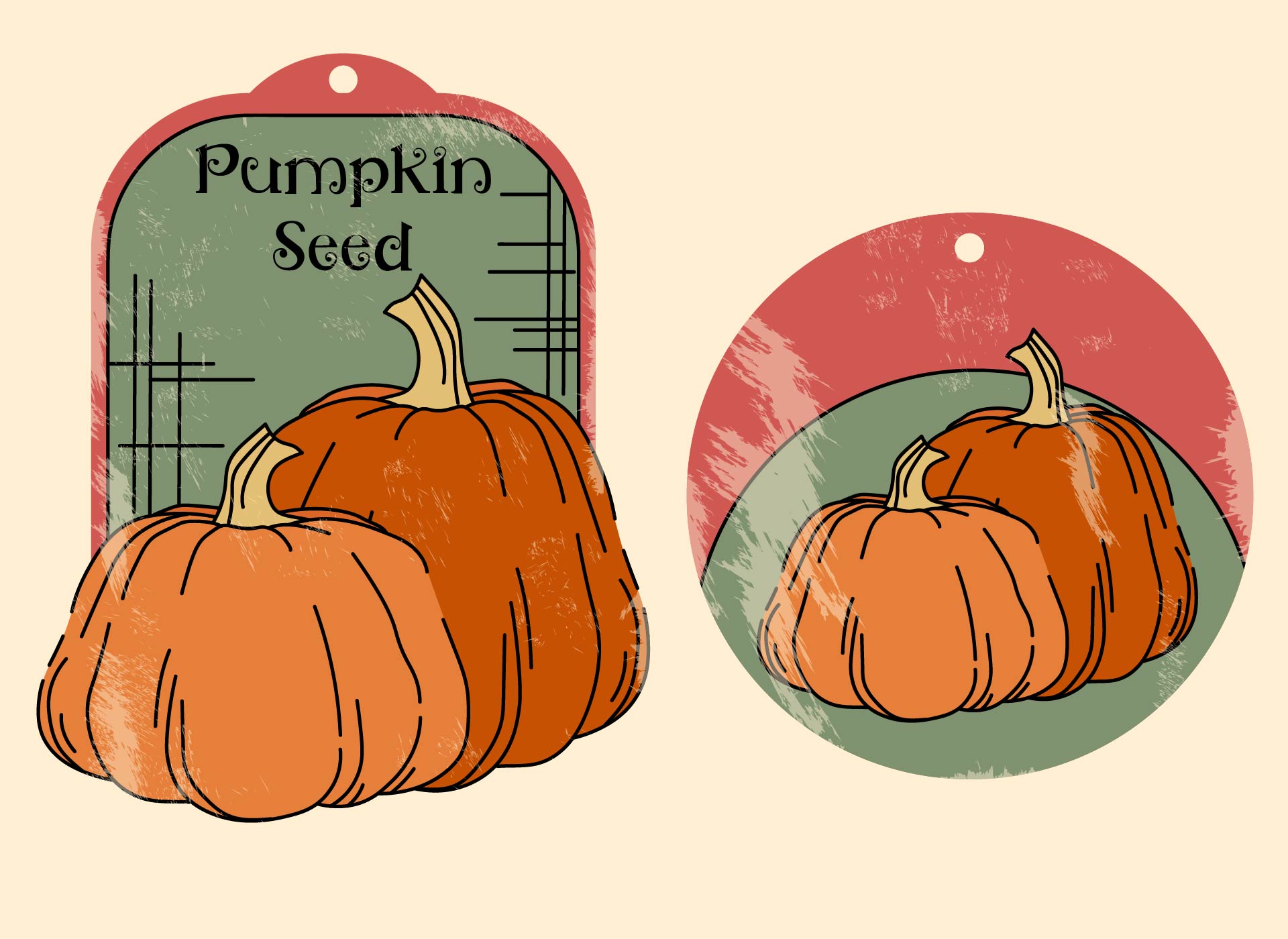 Vintage Pumpkin Printable