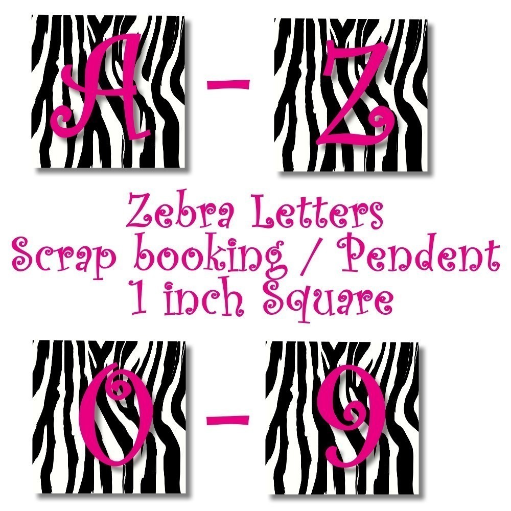 Zebra Print Letters Printable Free