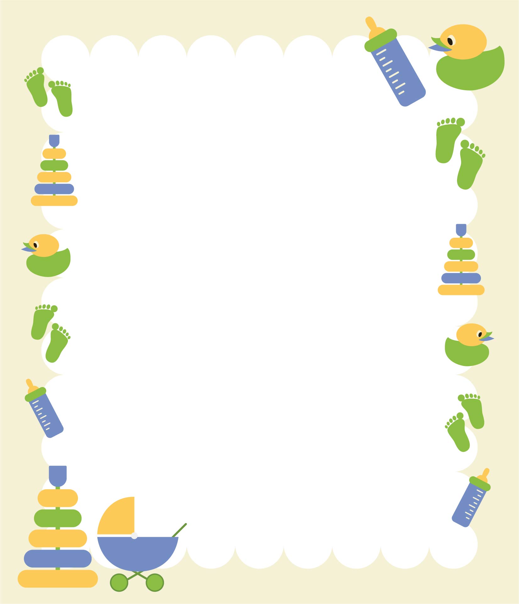 Baby Border Clip Art