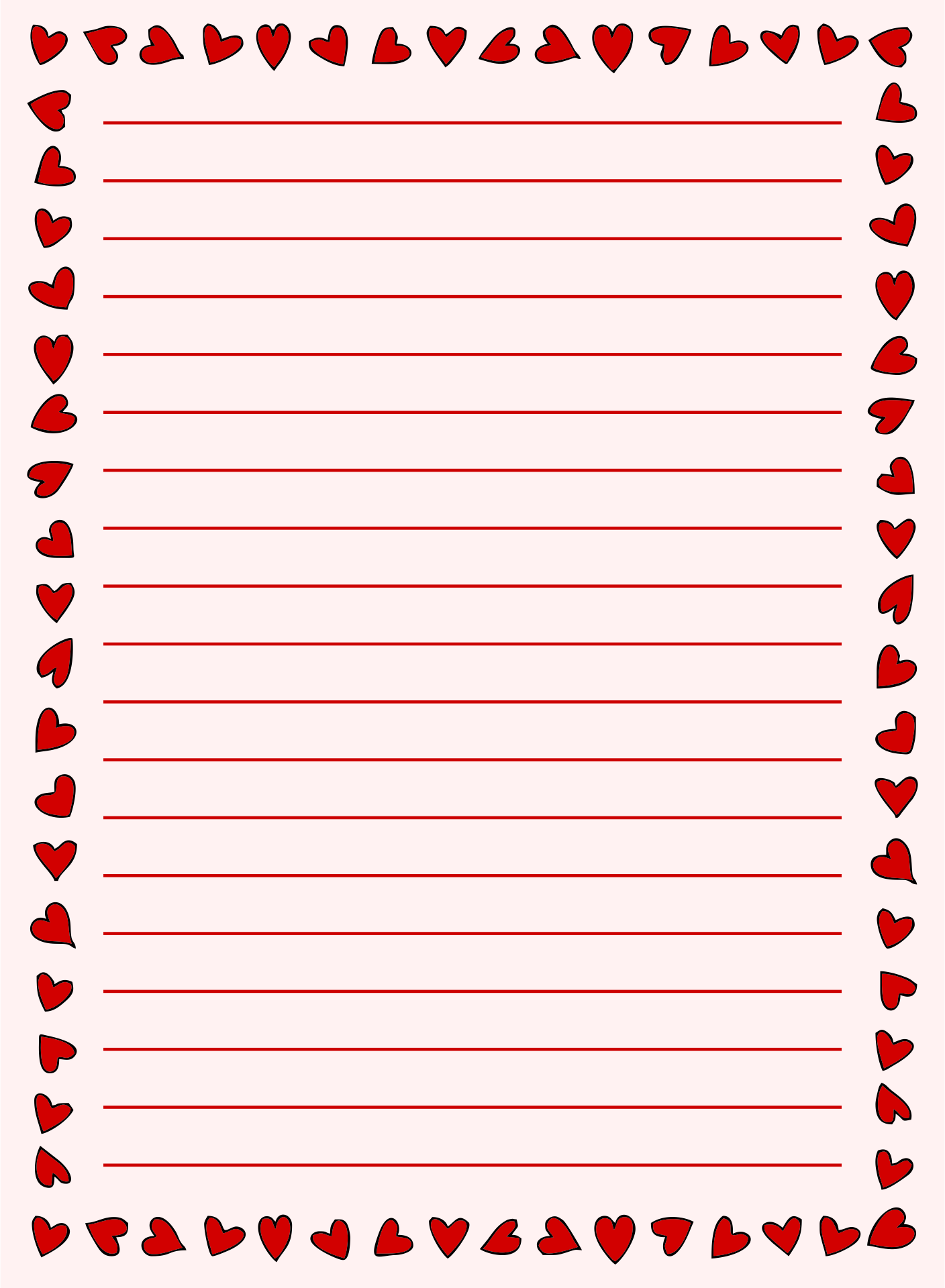 10 Best Printable Letter Paper Cute PDF for Free at Printablee