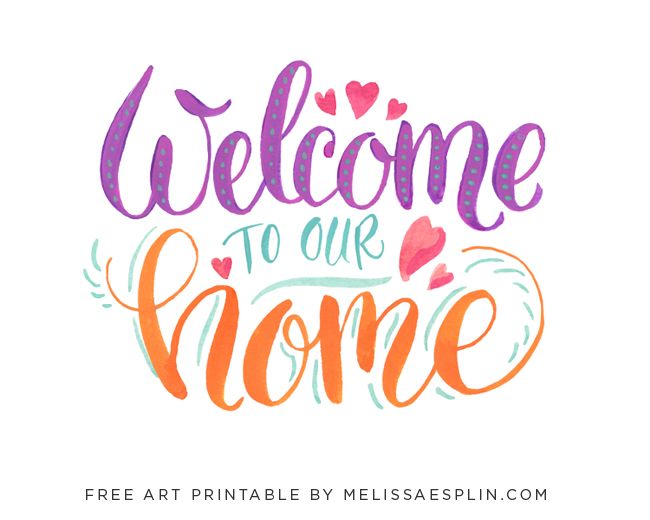 Printable Welcome Home Signs