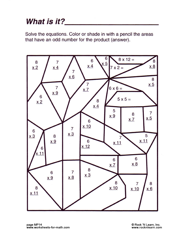 Fun Math Worksheets Printable