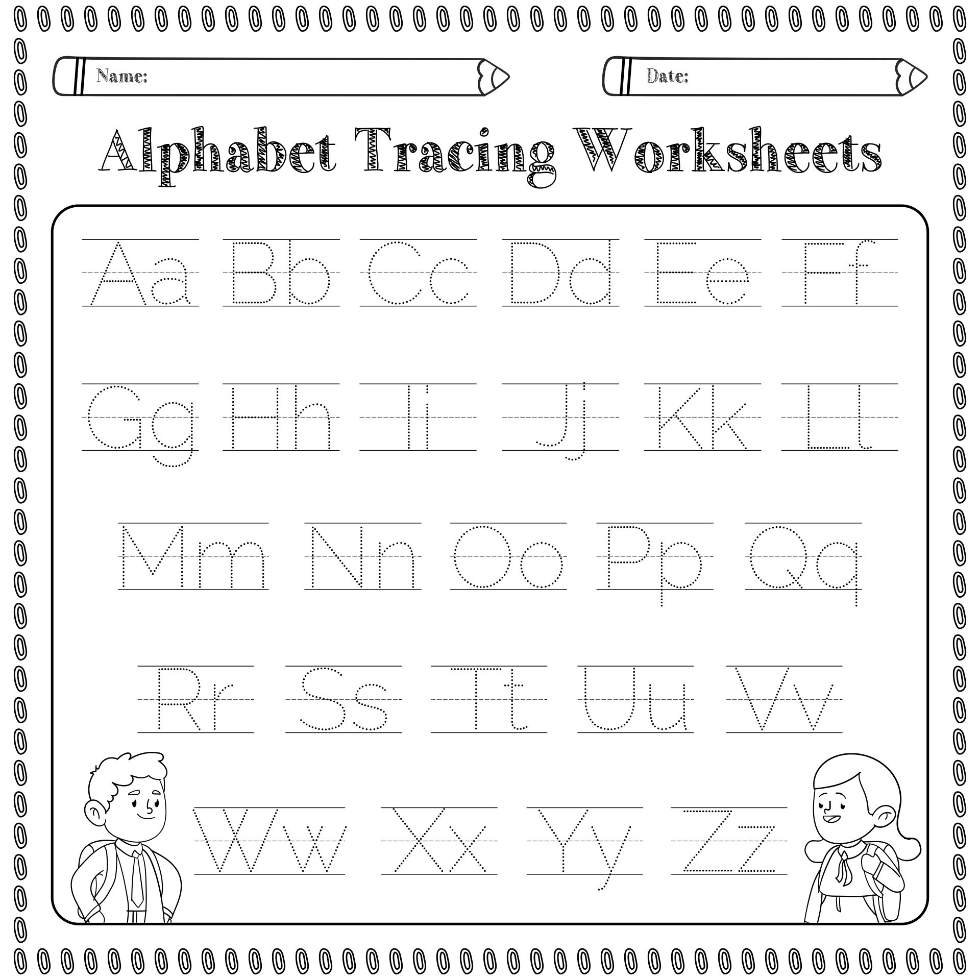Alphabet Worksheet Kindergarten Printable Kindergarten Worksheets