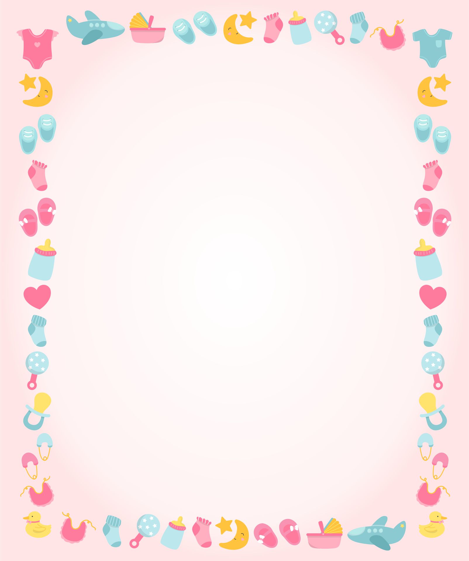 Photos On Borders Frames Backgrounds Printable Baby Shower Sexiezpix