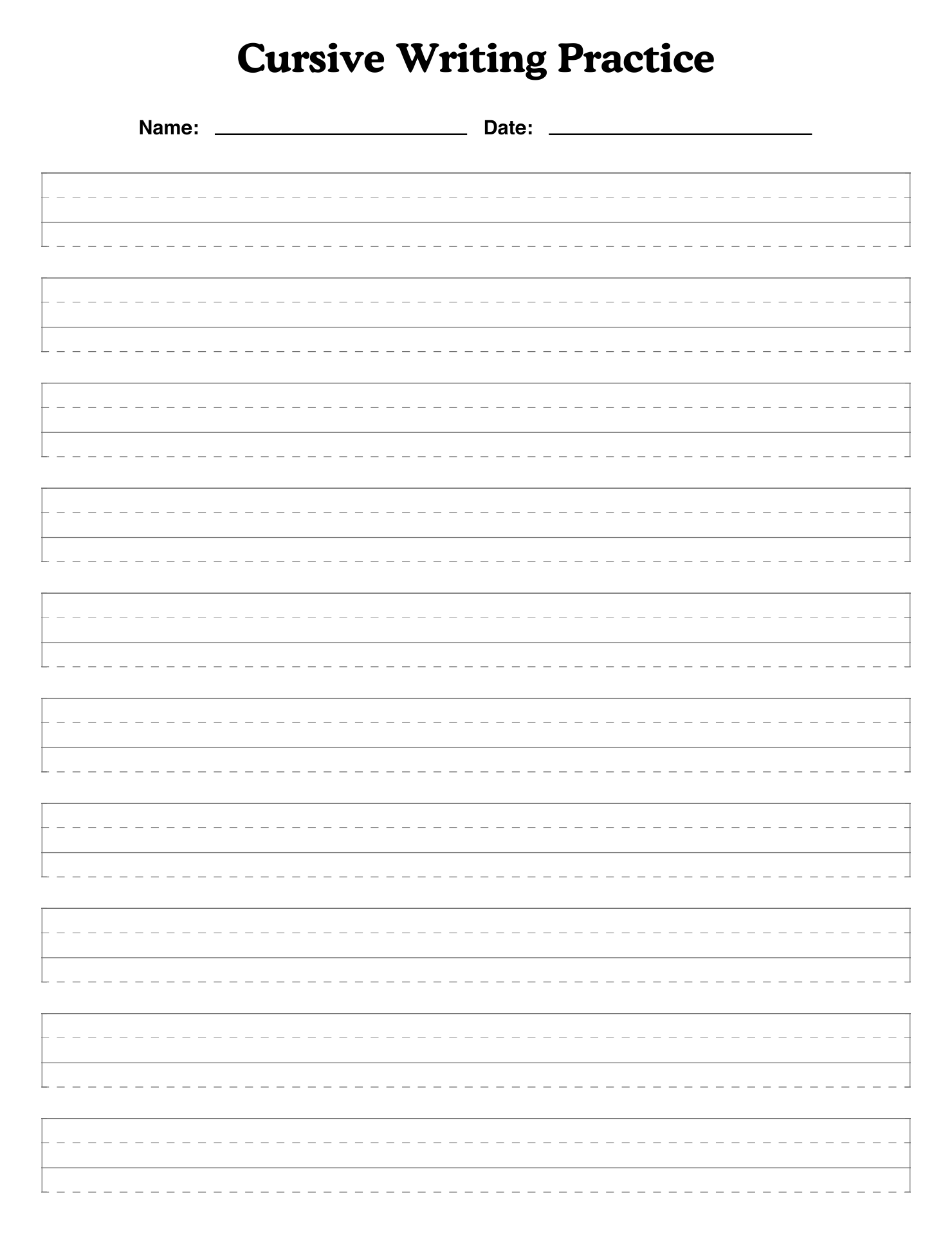 Blank Cursive Writing Sheets My XXX Hot Girl