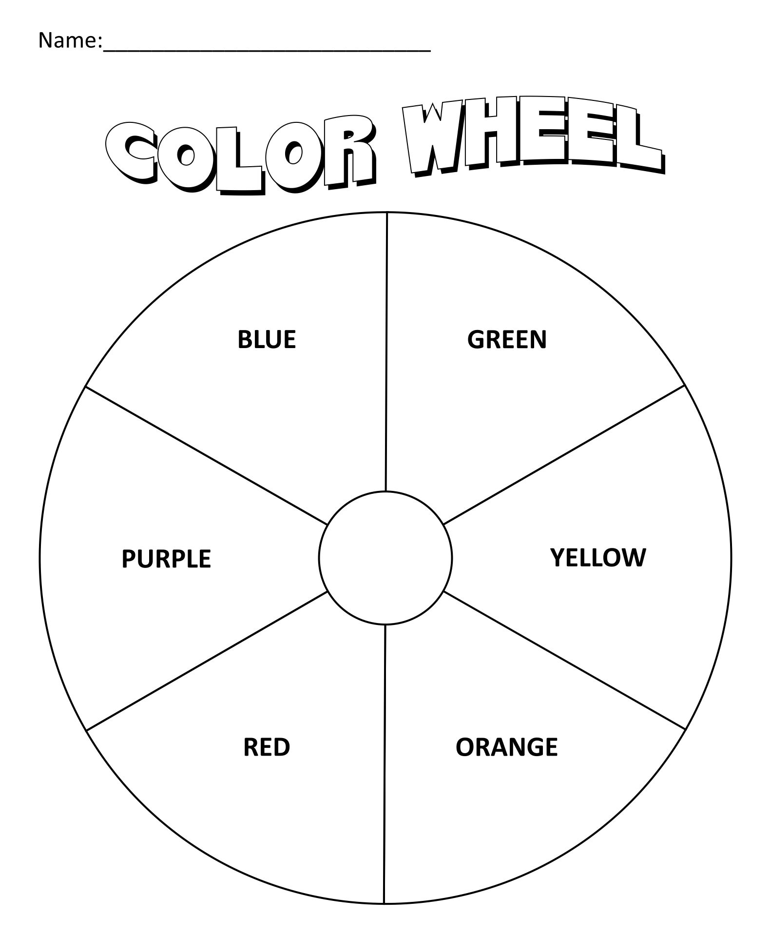 Color Wheel For Students - 10 Free PDF Printables | Printablee