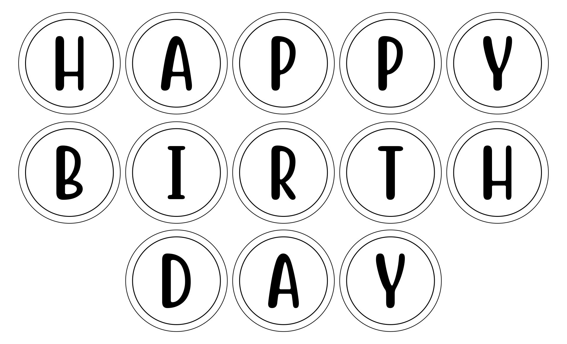 10 Best Happy Birthday Letters Printable Template | vlr.eng.br
