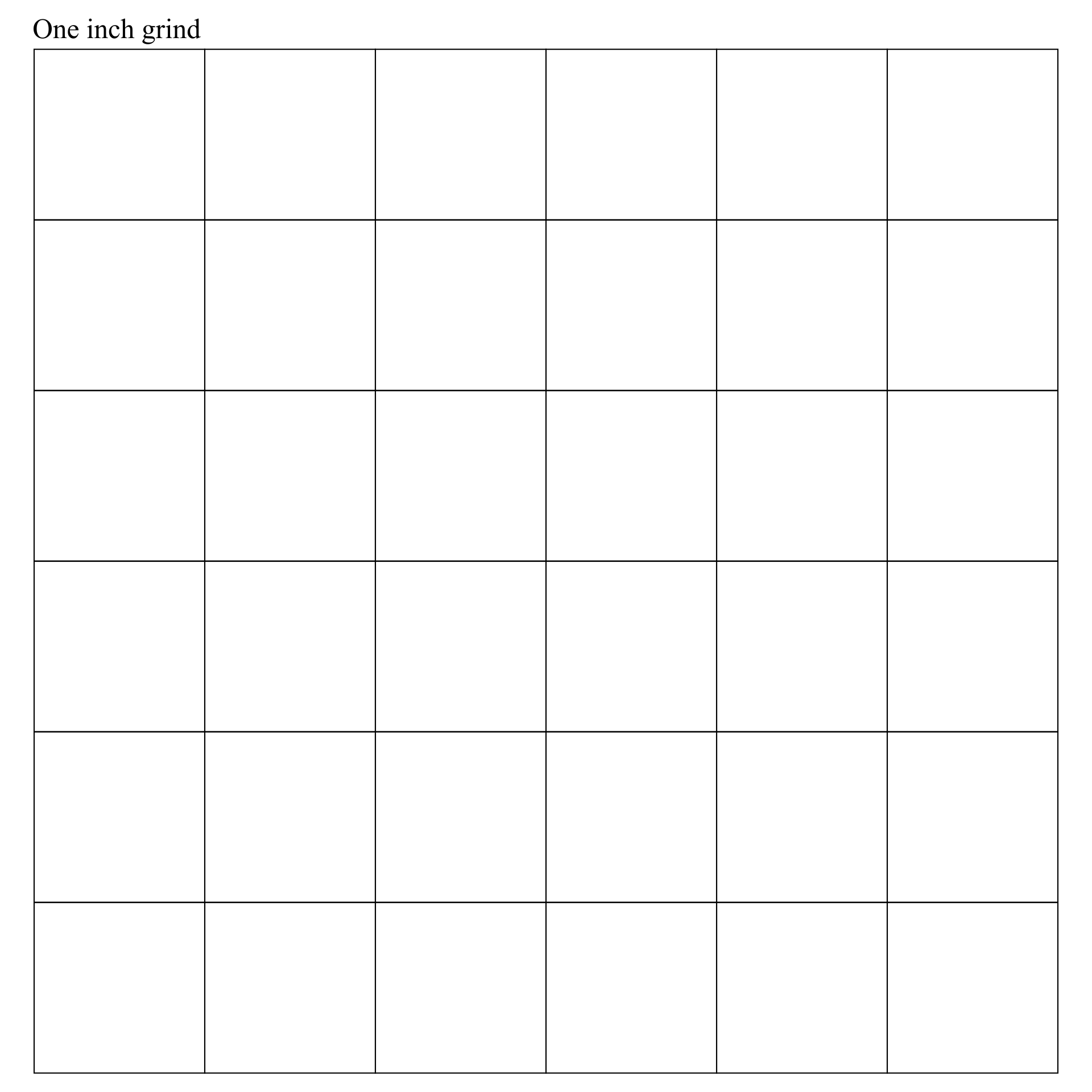 Printable Grid Paper 1 Inch - Printable World Holiday
