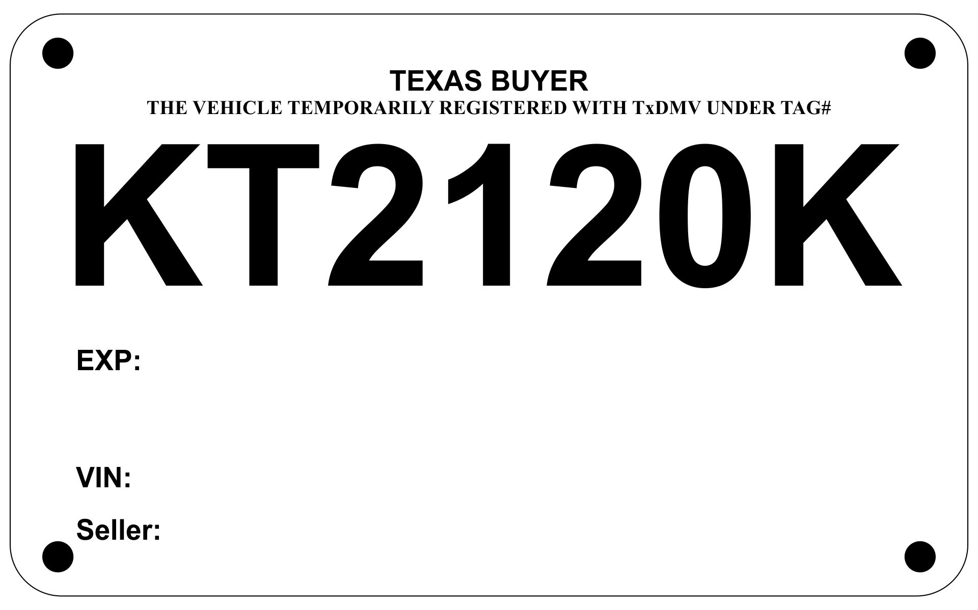 Texas temporary id template free casahoreds