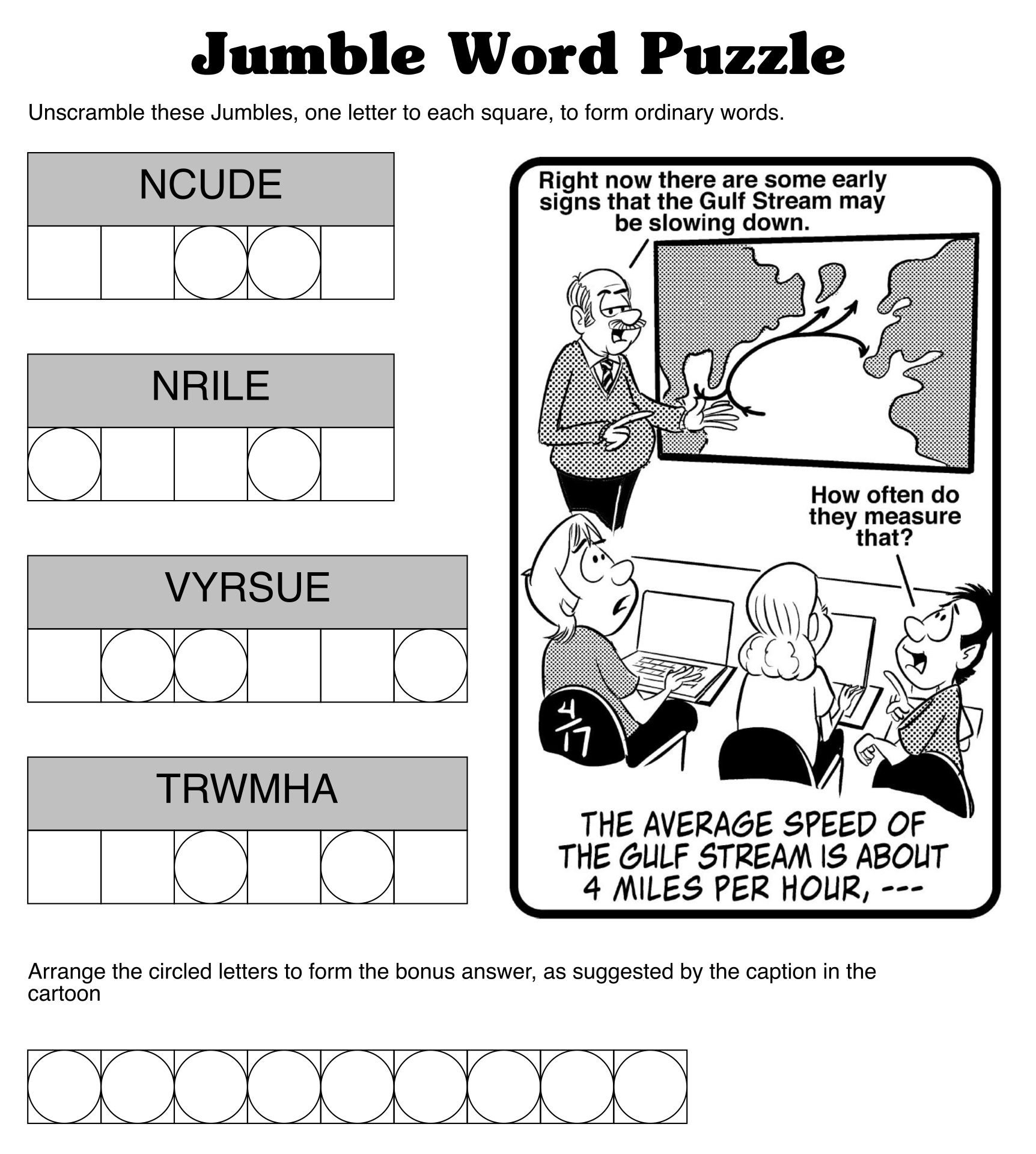 jumbled word game