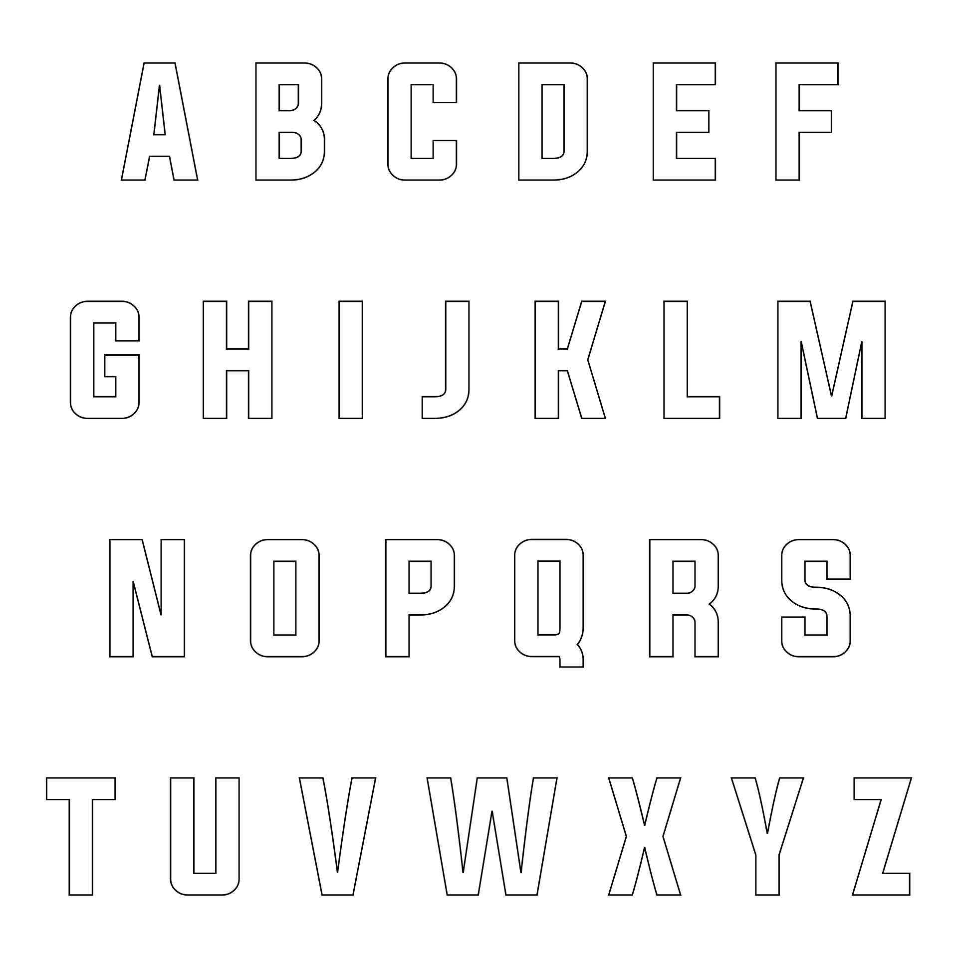 48 Best Ideas For Coloring Free Alphabet Templates