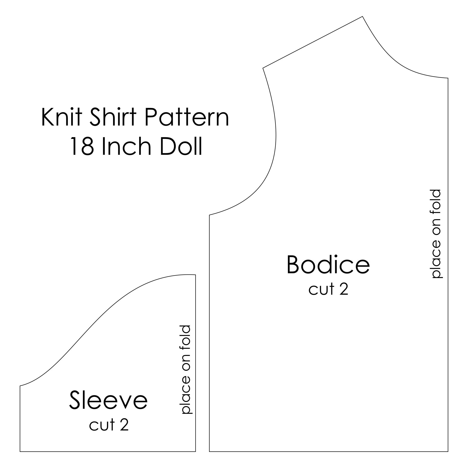 10 Best Free Printable 18 Inch Doll Clothes Patterns PDF for Free at ...