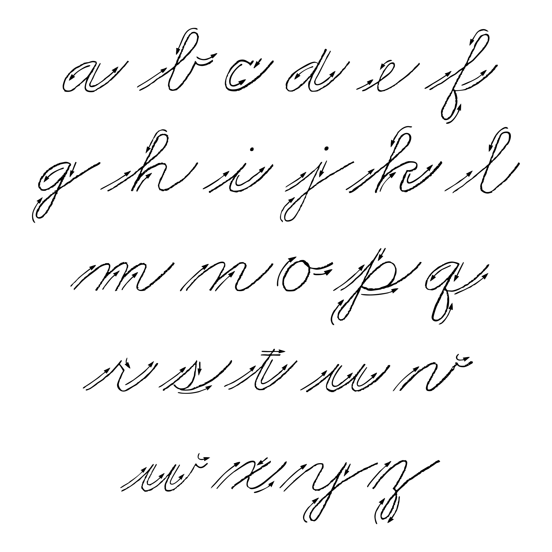 Best Images Of Printable Lowercase Cursive Letters Printable Images