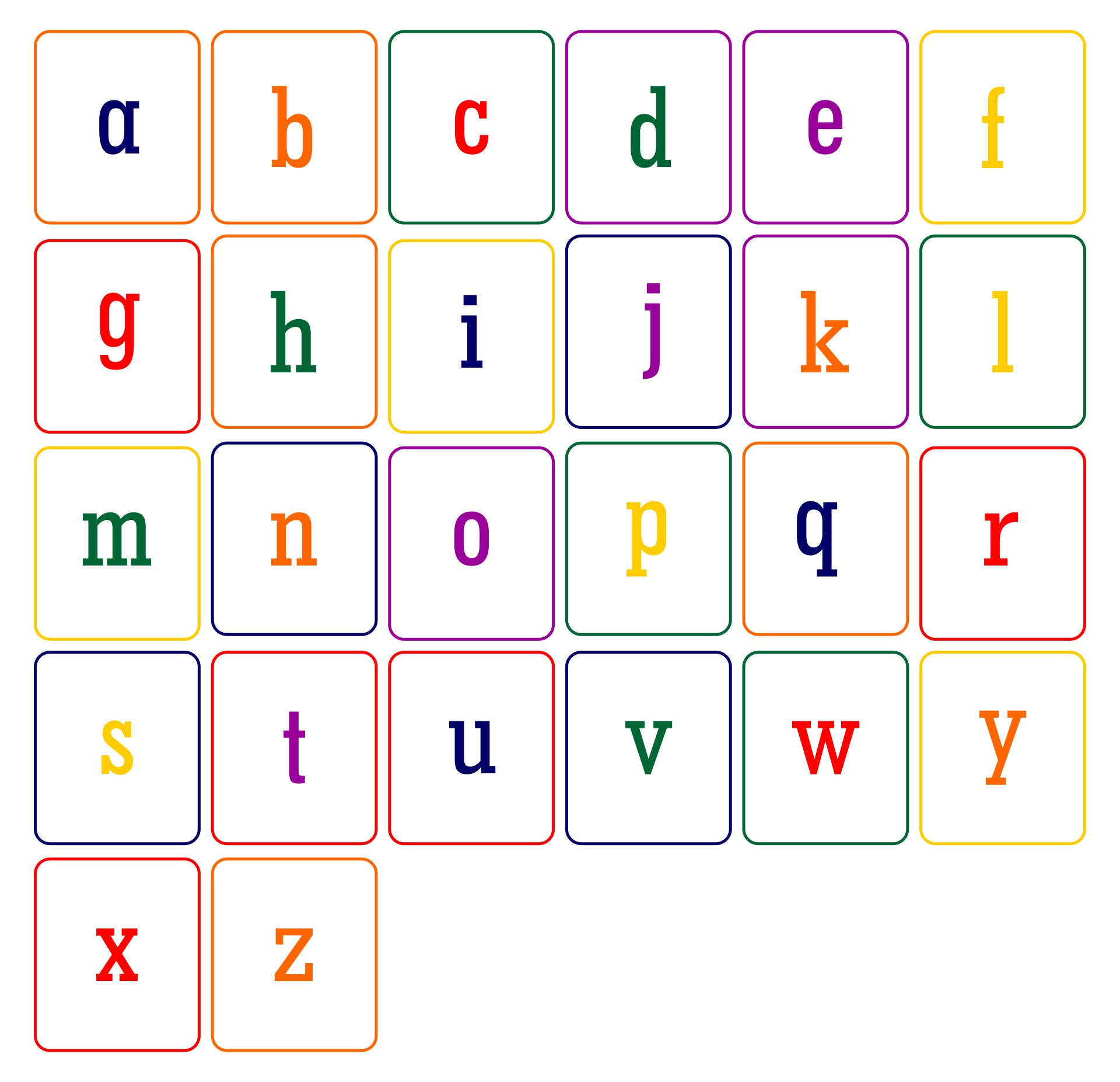 Printable Lower Case Letters Pdf 1 This Will Send You To The Web 