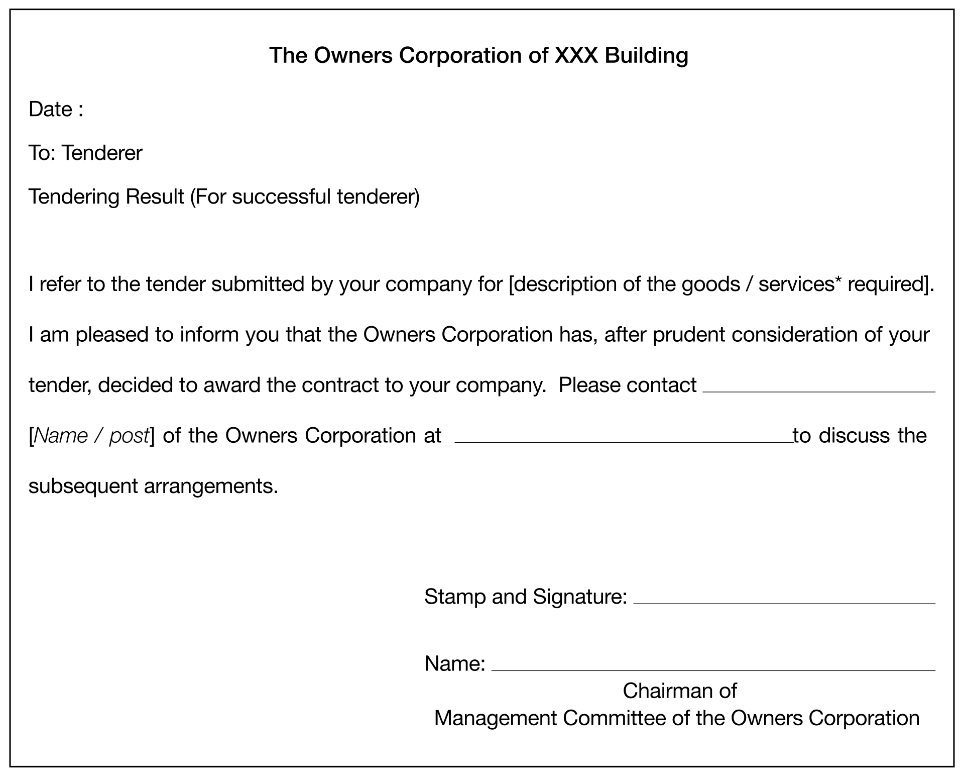 Printable Bid Proposal Sample Letter Proposal Templates Proposal Bid 