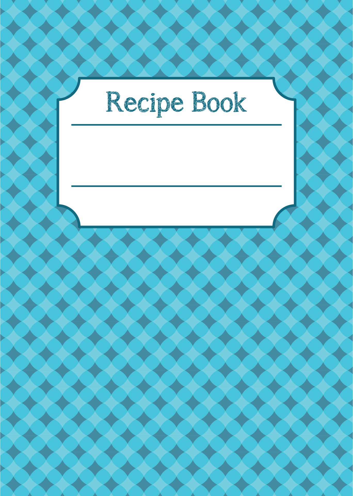 Printable Recipe Book Cover Template Printable Templates