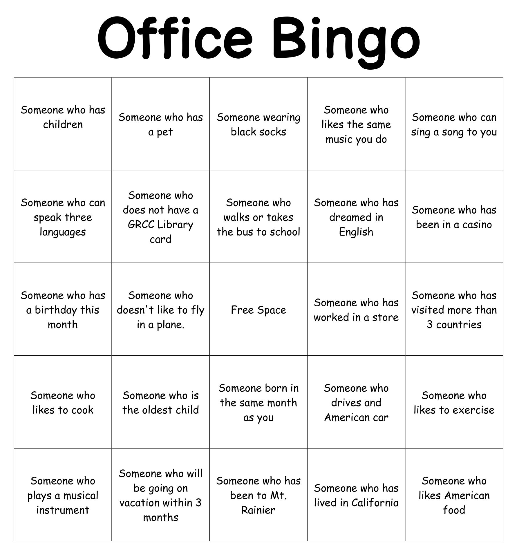 10 Best Printable Office Bingo PDF For Free At Printablee