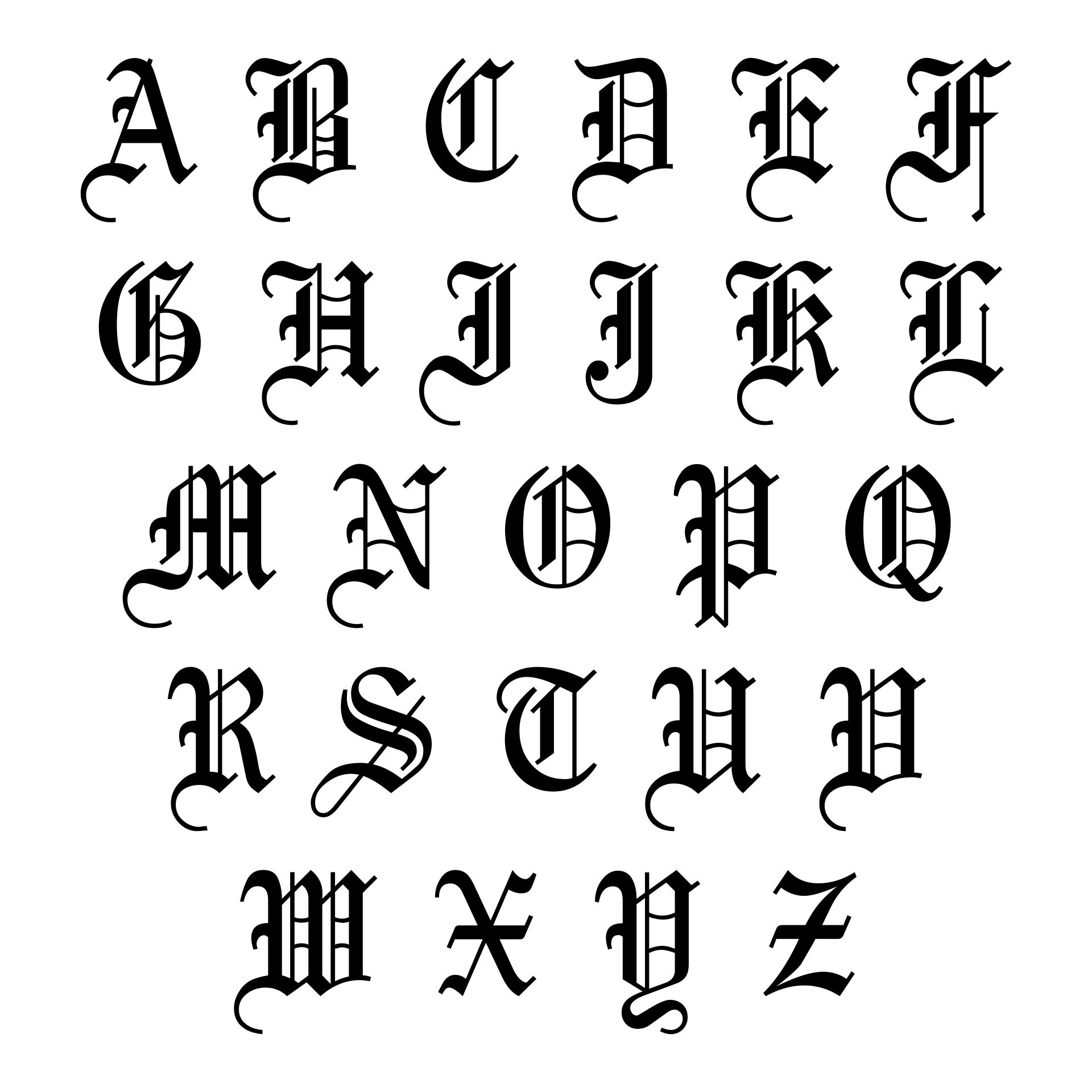 10 best printable old english alphabet a z printableecom