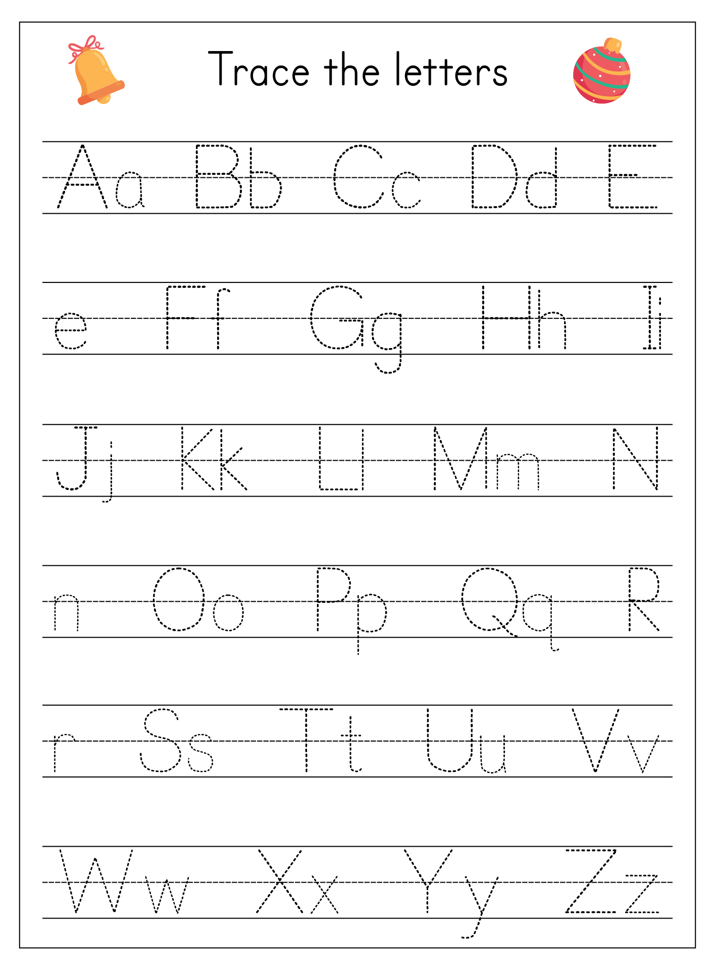 free alphabet tracing worksheets for preschoolers - free printable alphabet worksheets handwriting worksheets for kids | coloring free printable preschool worksheets tracing letters