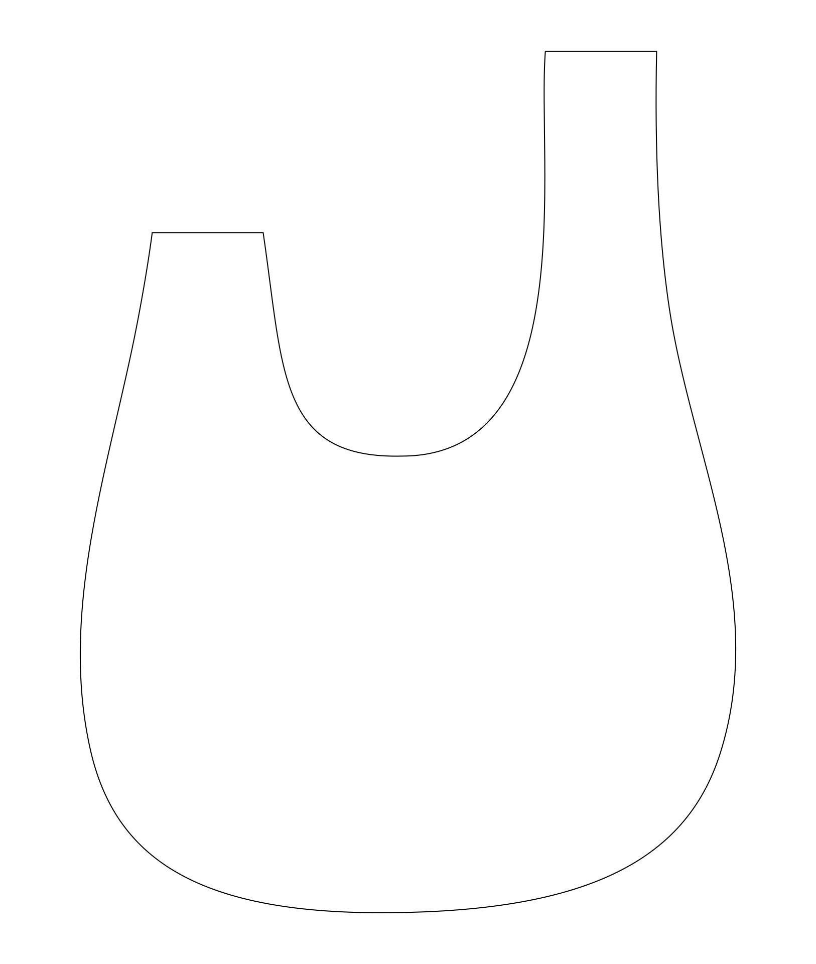 Template Pattern For Japanese Knot Bag