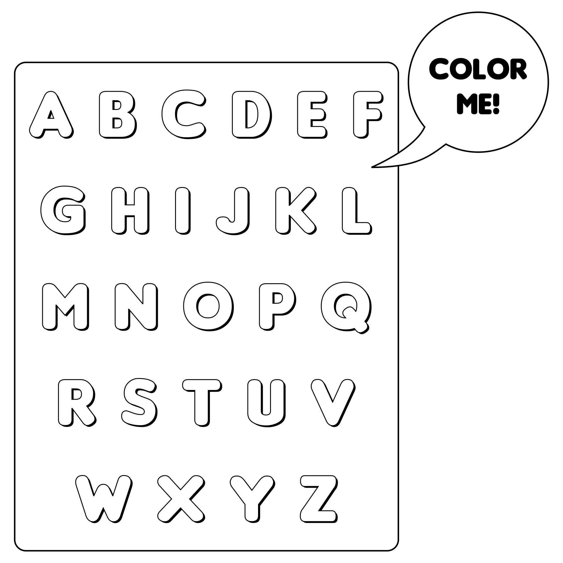 10 Best Free Kindergarten Alphabet Chart Printable PDF For Free At Printablee