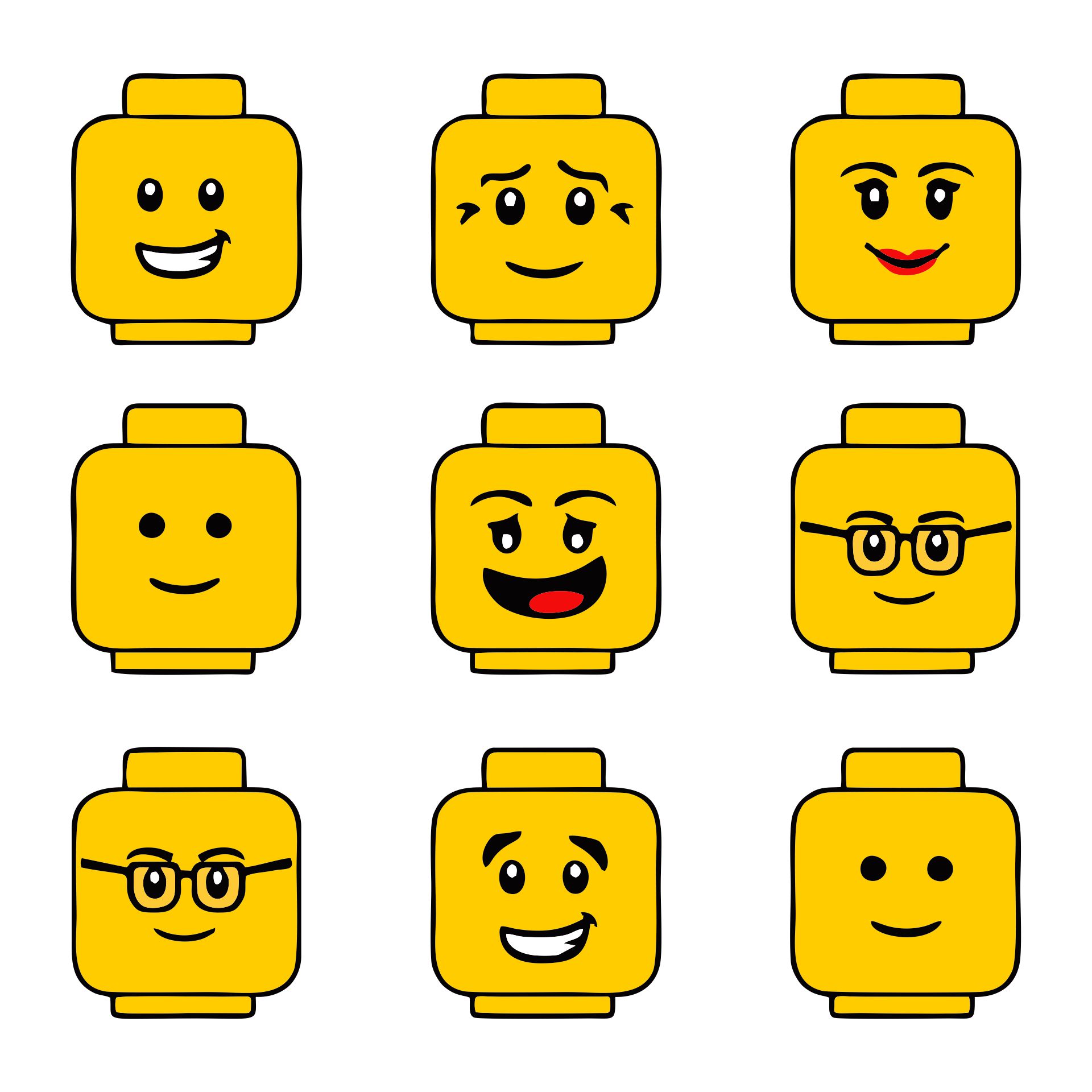 Printable Lego Faces Printable Templates