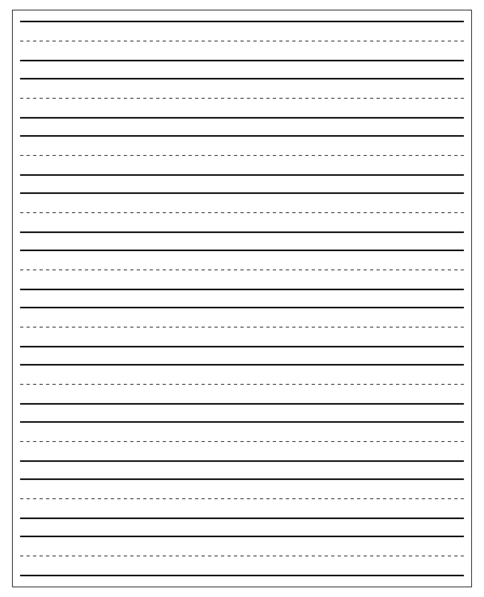 Blank Writing Pages 10 Free PDF Printables Printablee