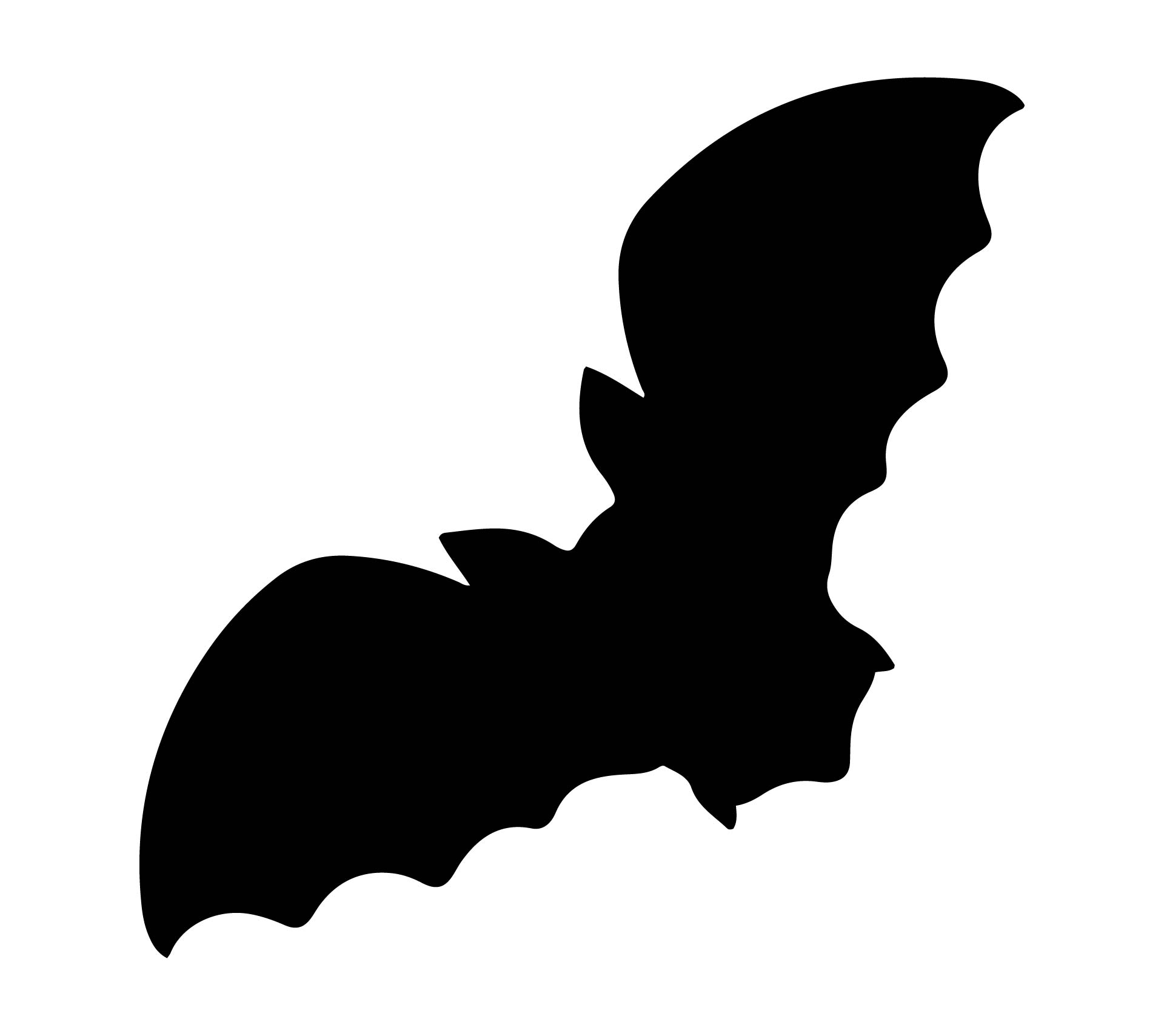 Halloween Bat Stencil Cutouts 15 Free PDF Printables Printablee