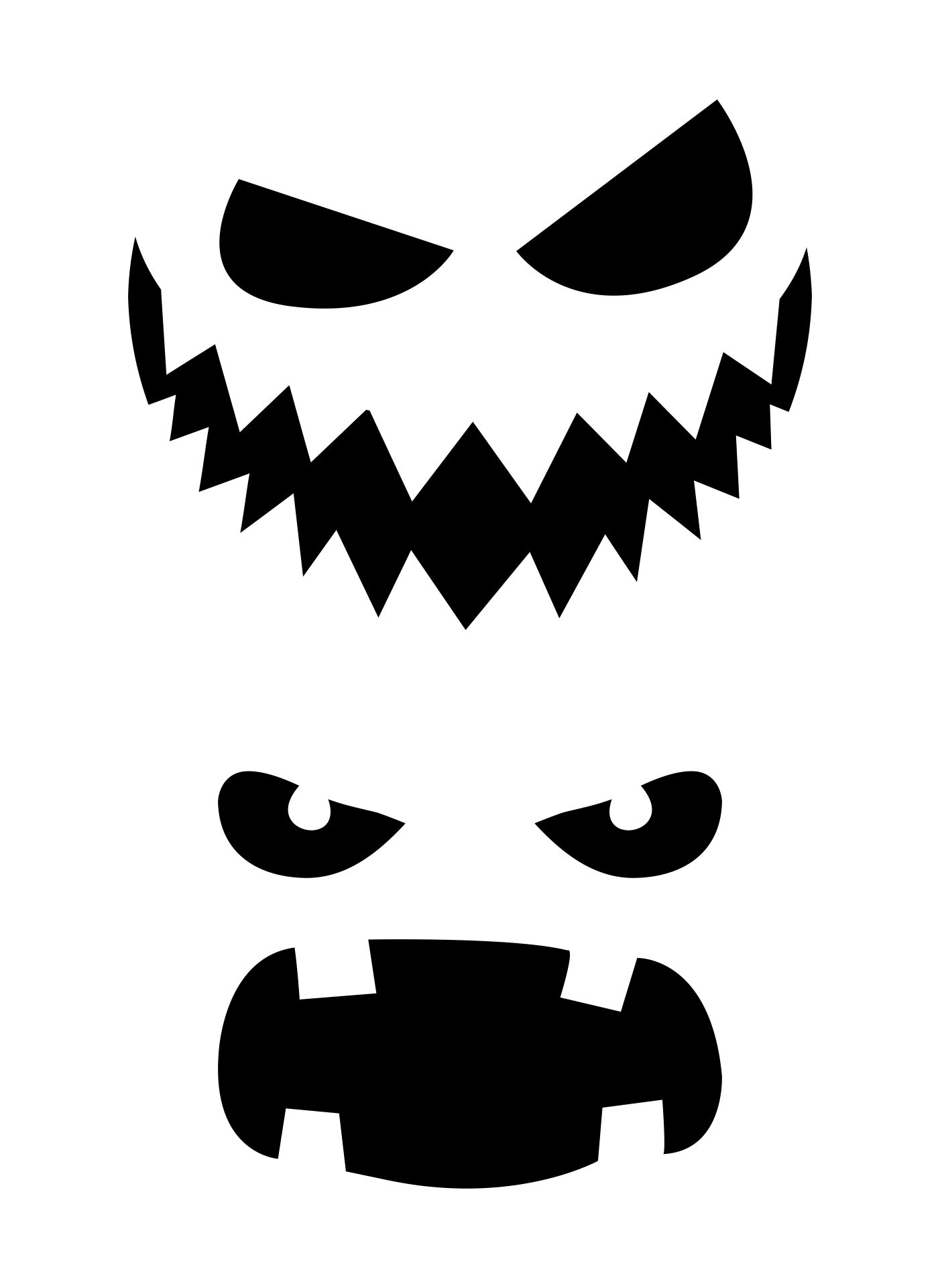 15 Best Free Printable Pumpkin Stencils Halloween PDF For Free At