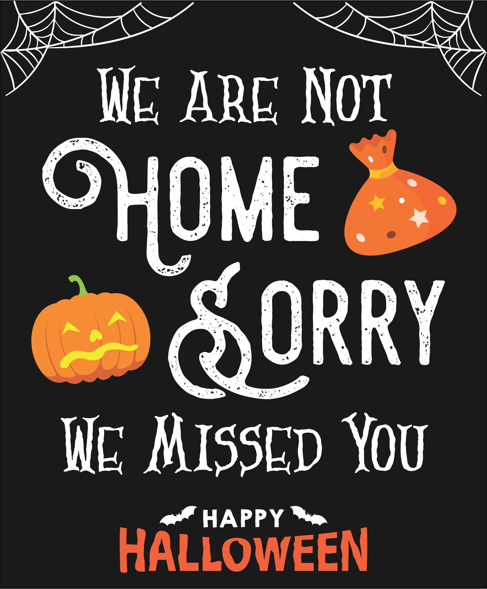 Printable Trick Or Treat Signs
