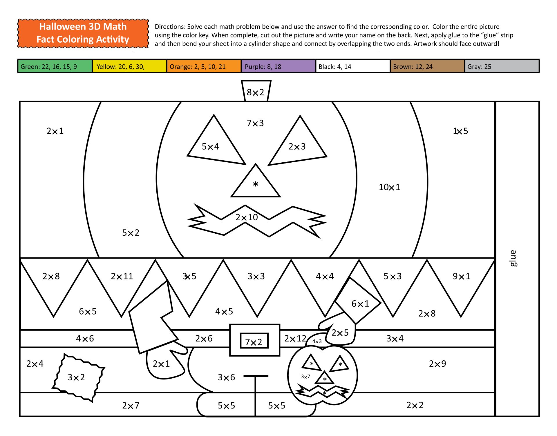 15 Best 6th Grade Halloween Printables Printablee