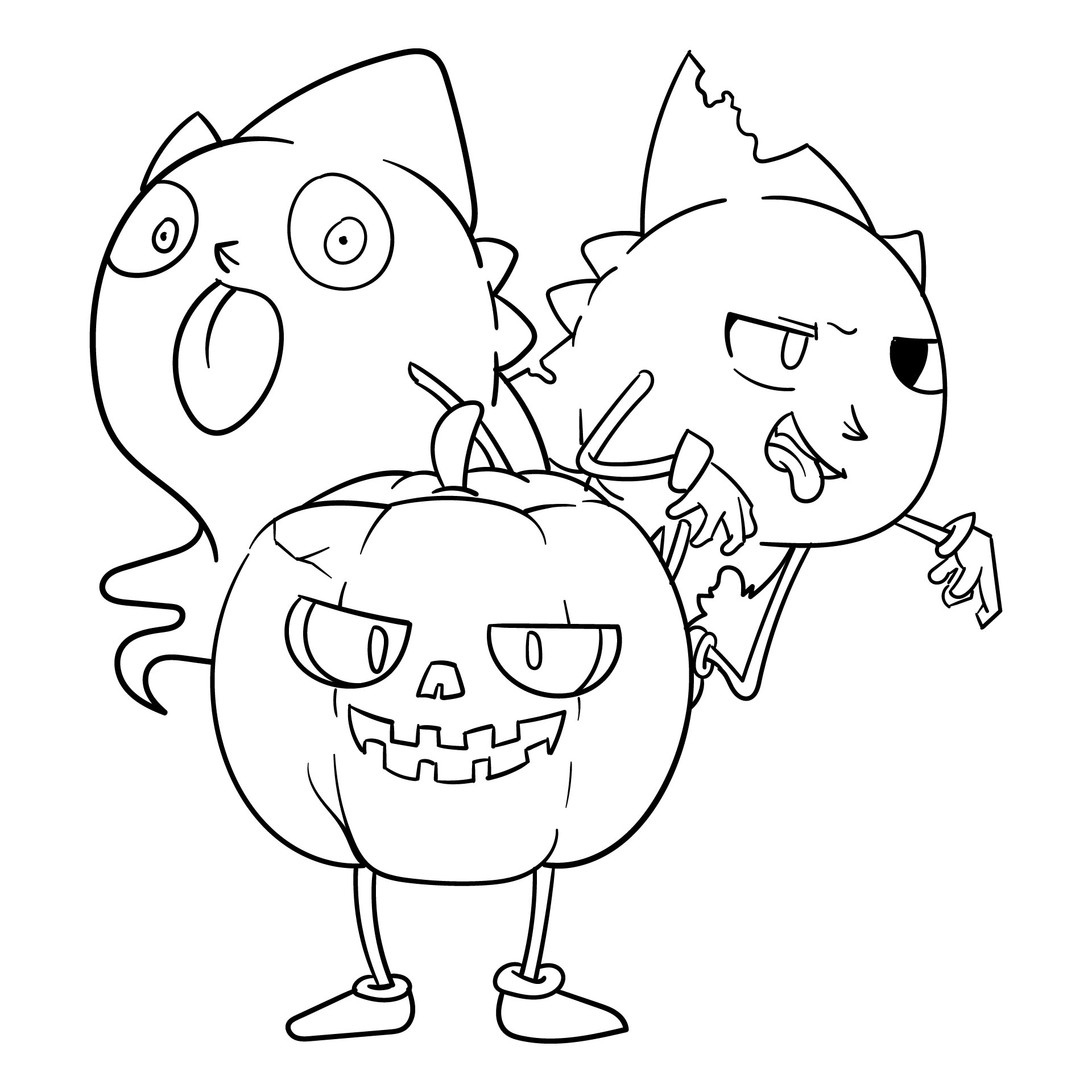 Happy Halloween Coloring Pages 15 Free PDF Printables Printablee