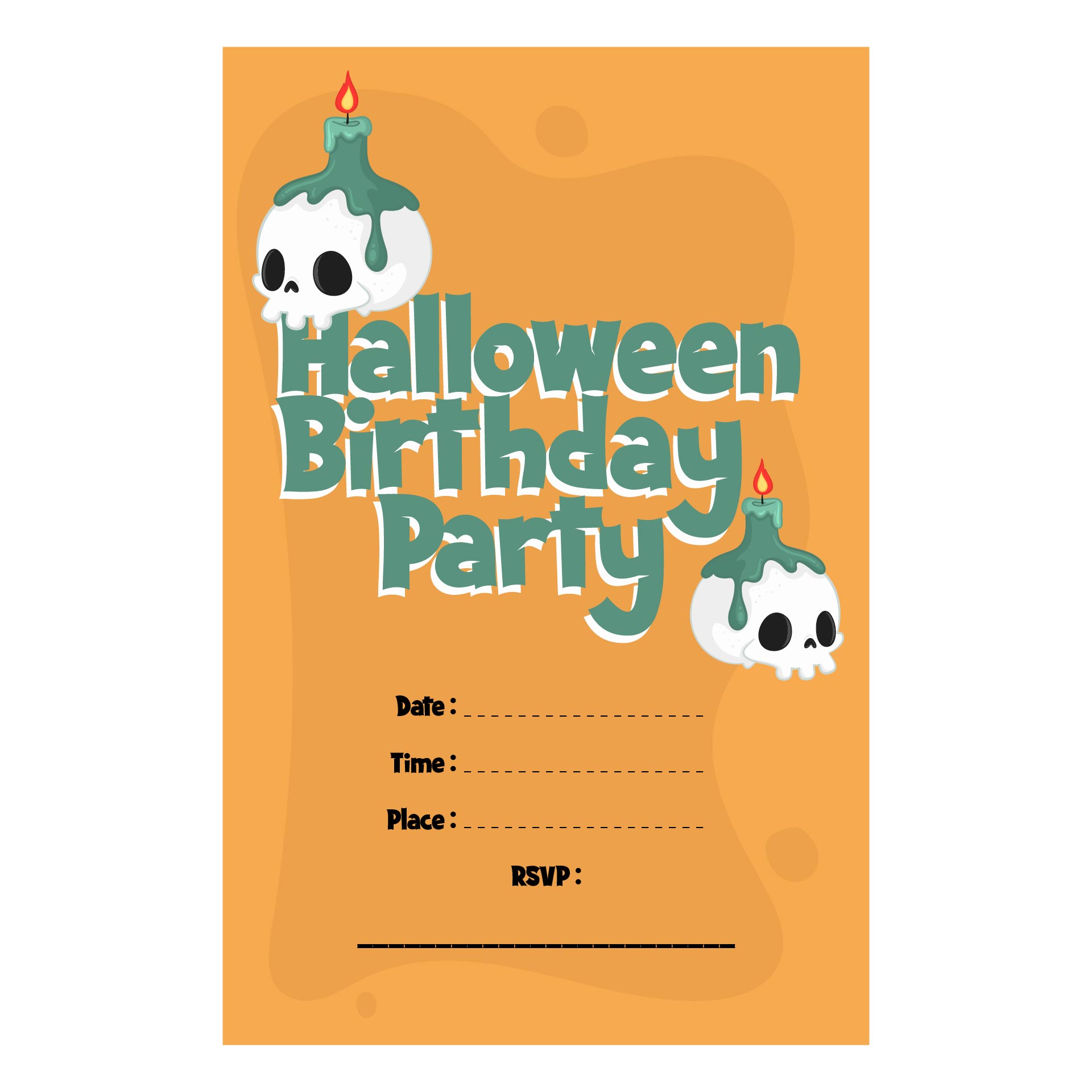 15 Best Printable Halloween Invitations Templates Blank PDF for Free at ...