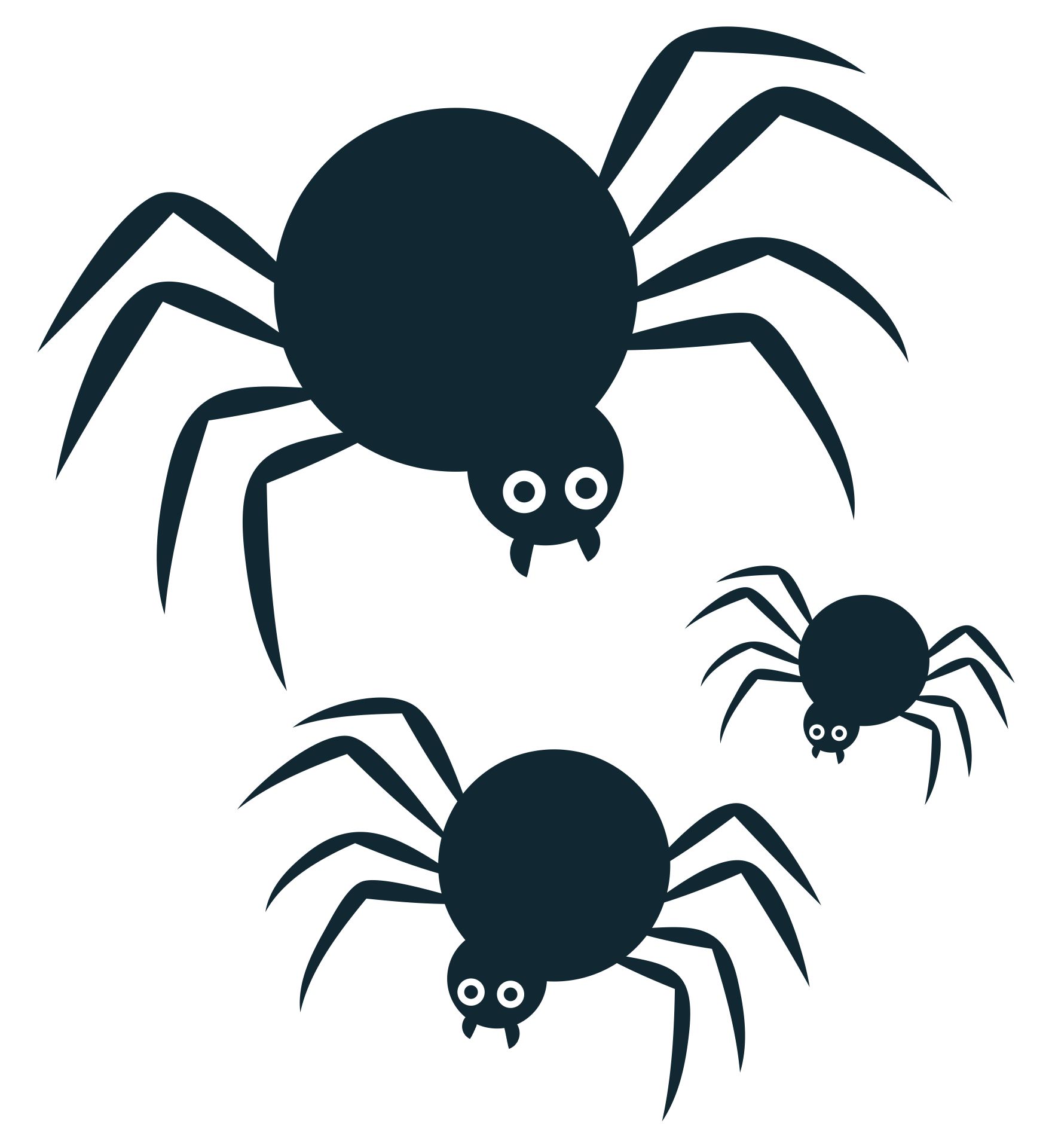 Printable Halloween Spiders