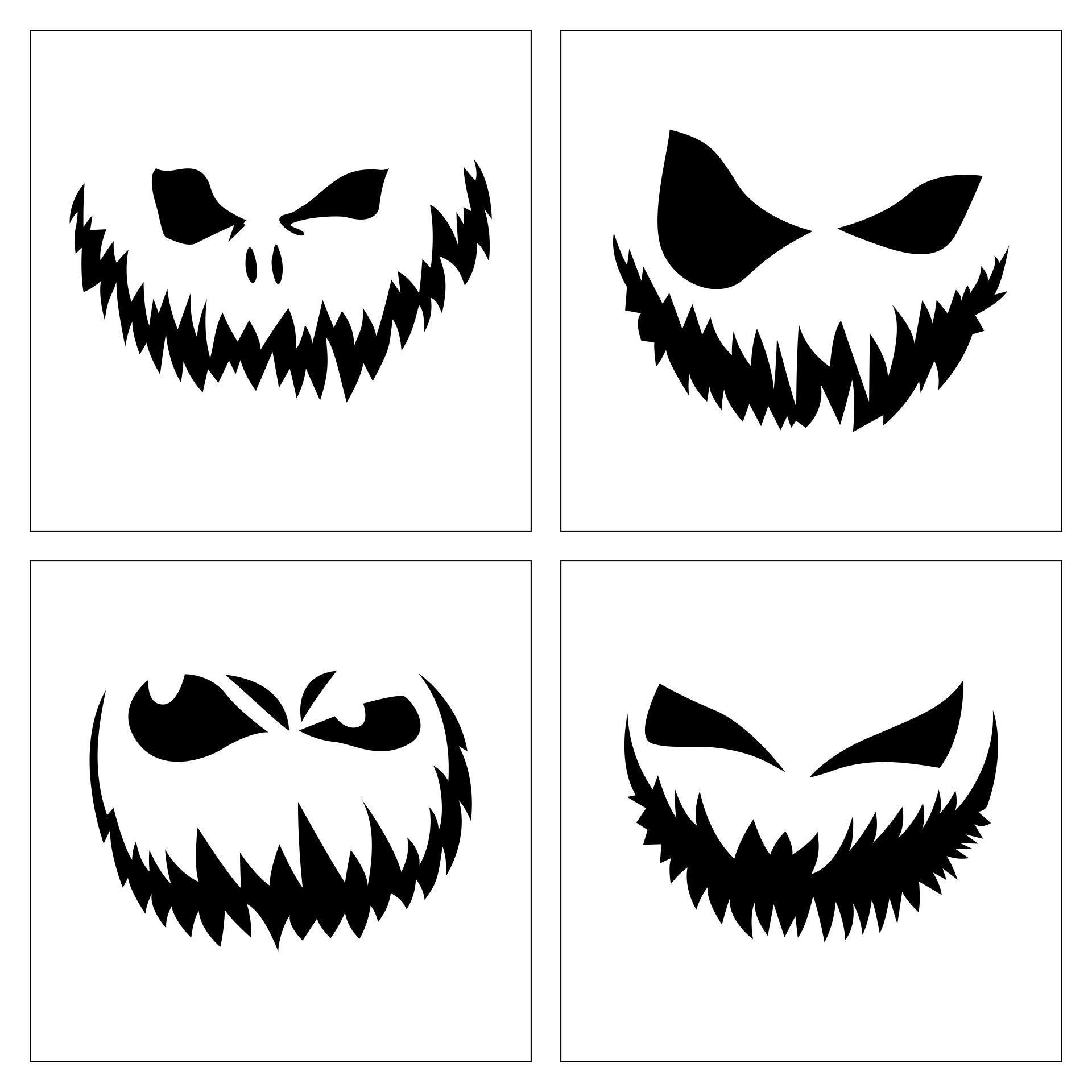 15 Best Scary Halloween Pumpkin Printables PDF for Free at Printablee