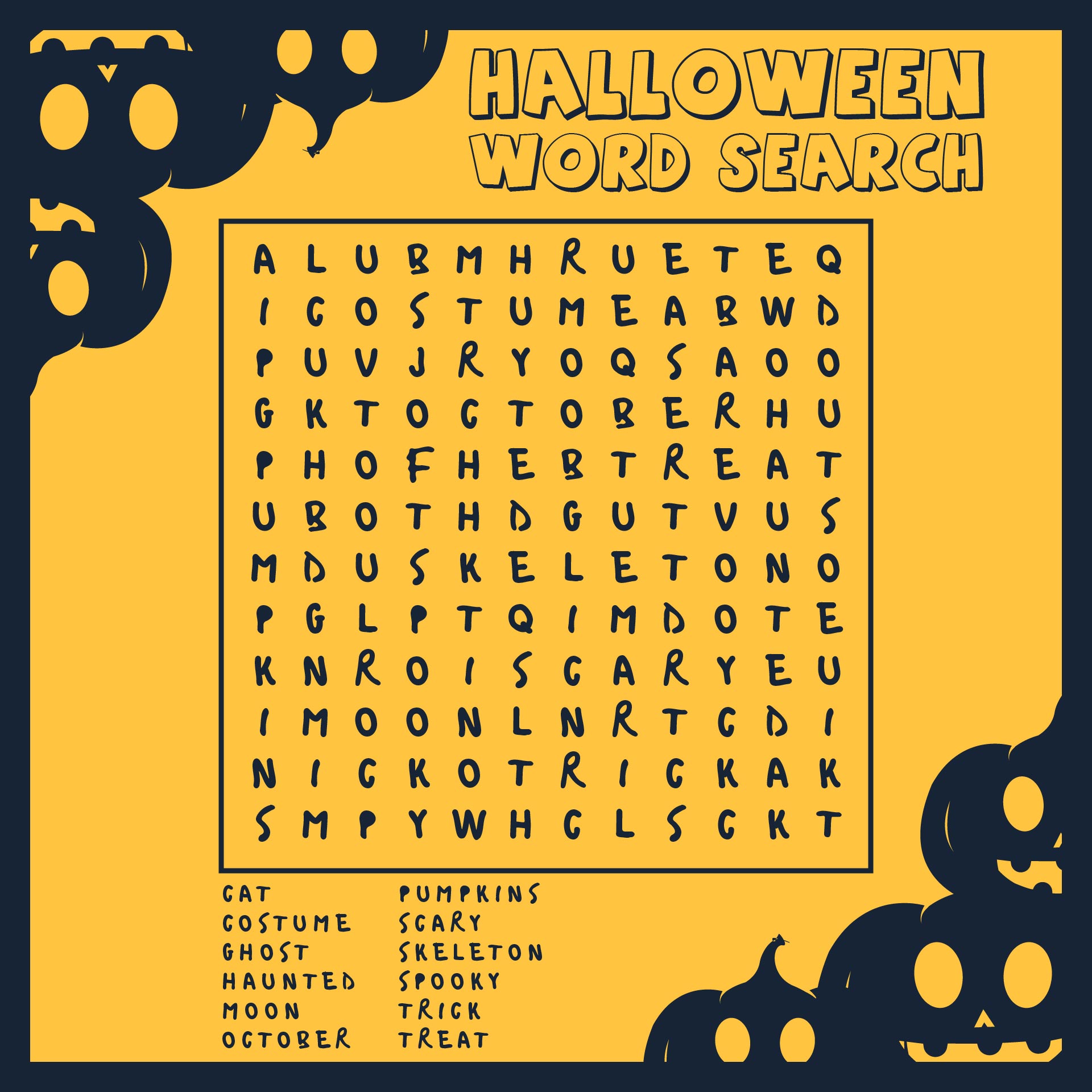 15 Best Printable Halloween Word Search Pages PDF For Free At Printablee