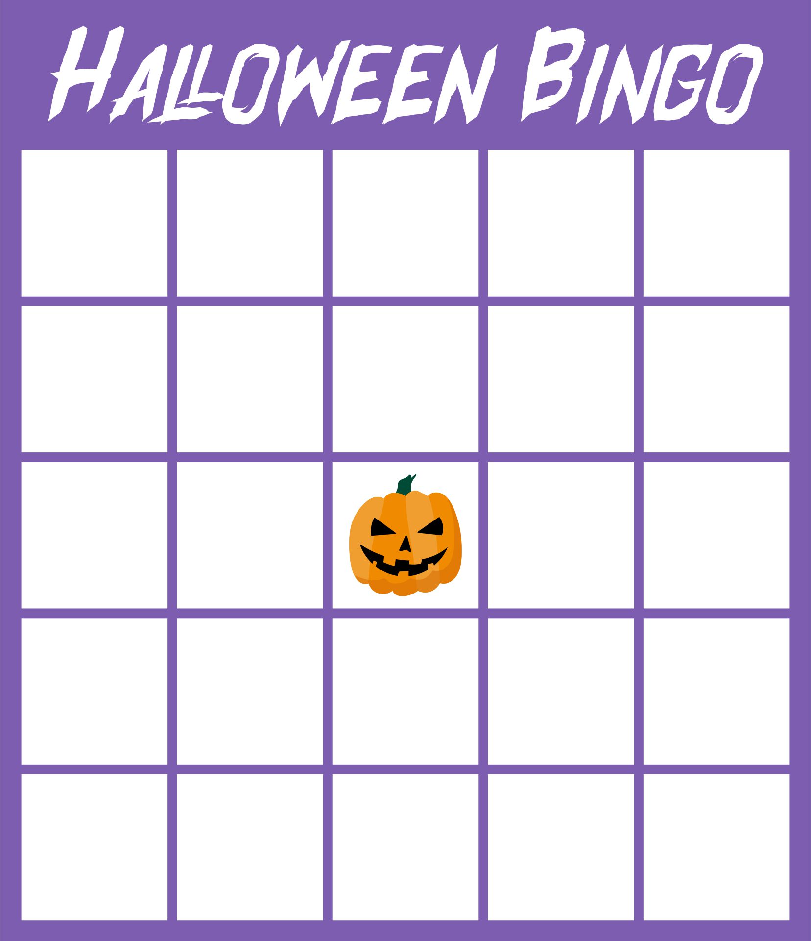 Printable Halloween Bingo Game Ubicaciondepersonas cdmx gob mx